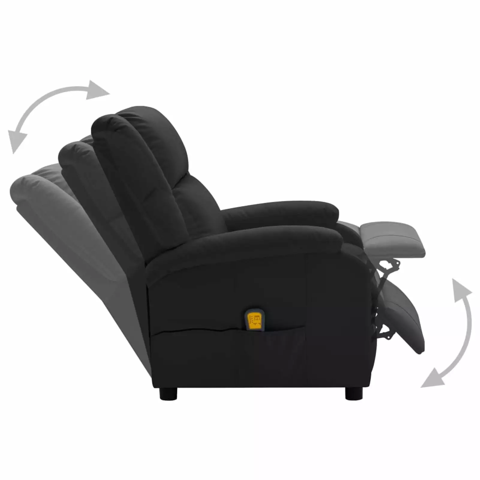 Irfora Faux Leather Recliner Chair Side Pocket Elderly Comfort