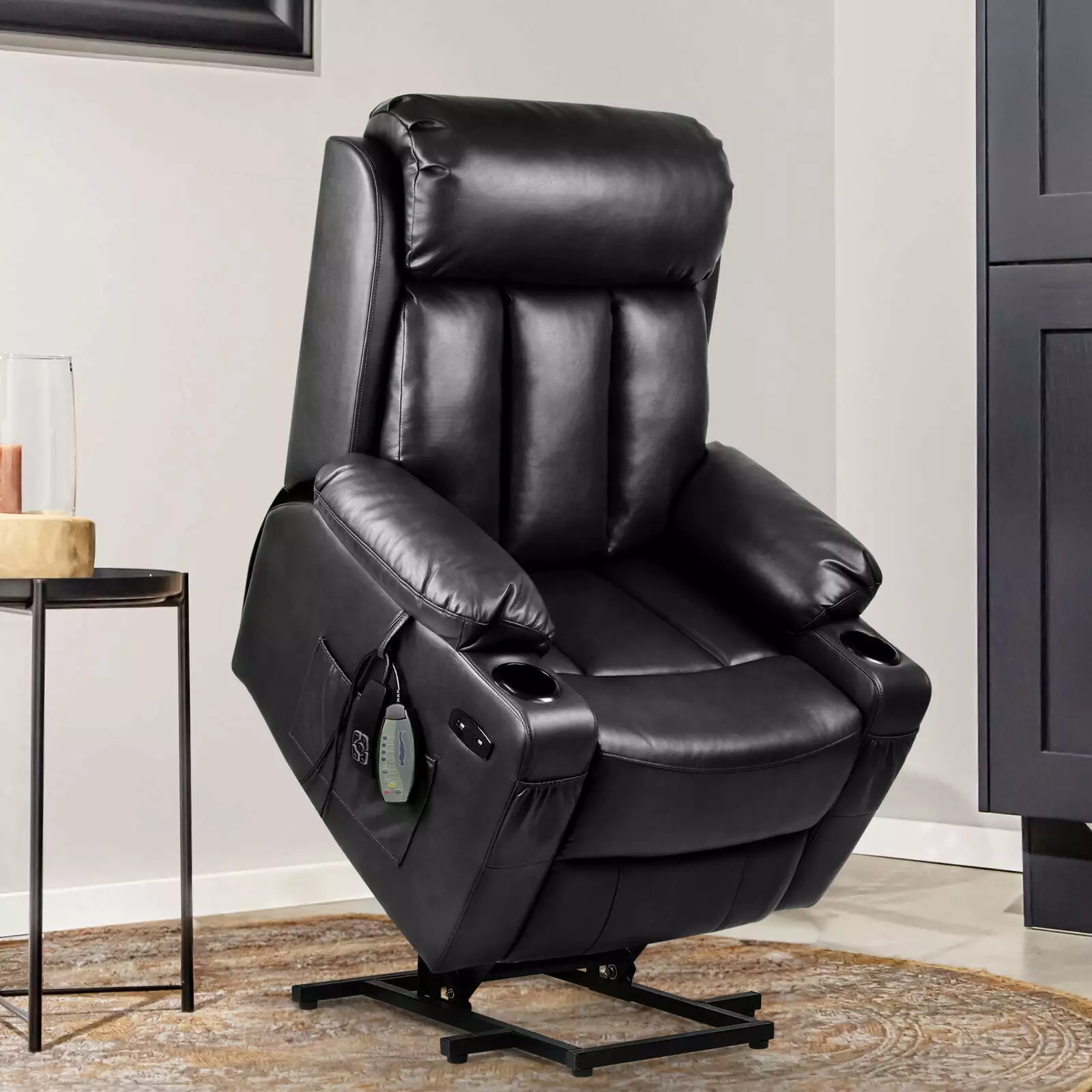 ZGBY Power Lift Recliner Chair Footrest Elderly Faux Leather - Comfort and Support ZGBY Home Products