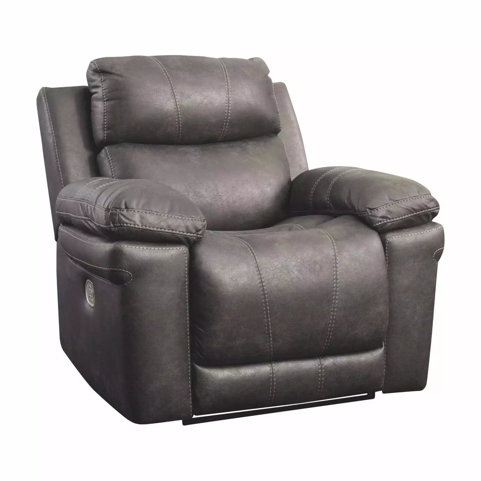 Signature Design Ashley Erlangen Power Recliner Midnight Ashley Furniture