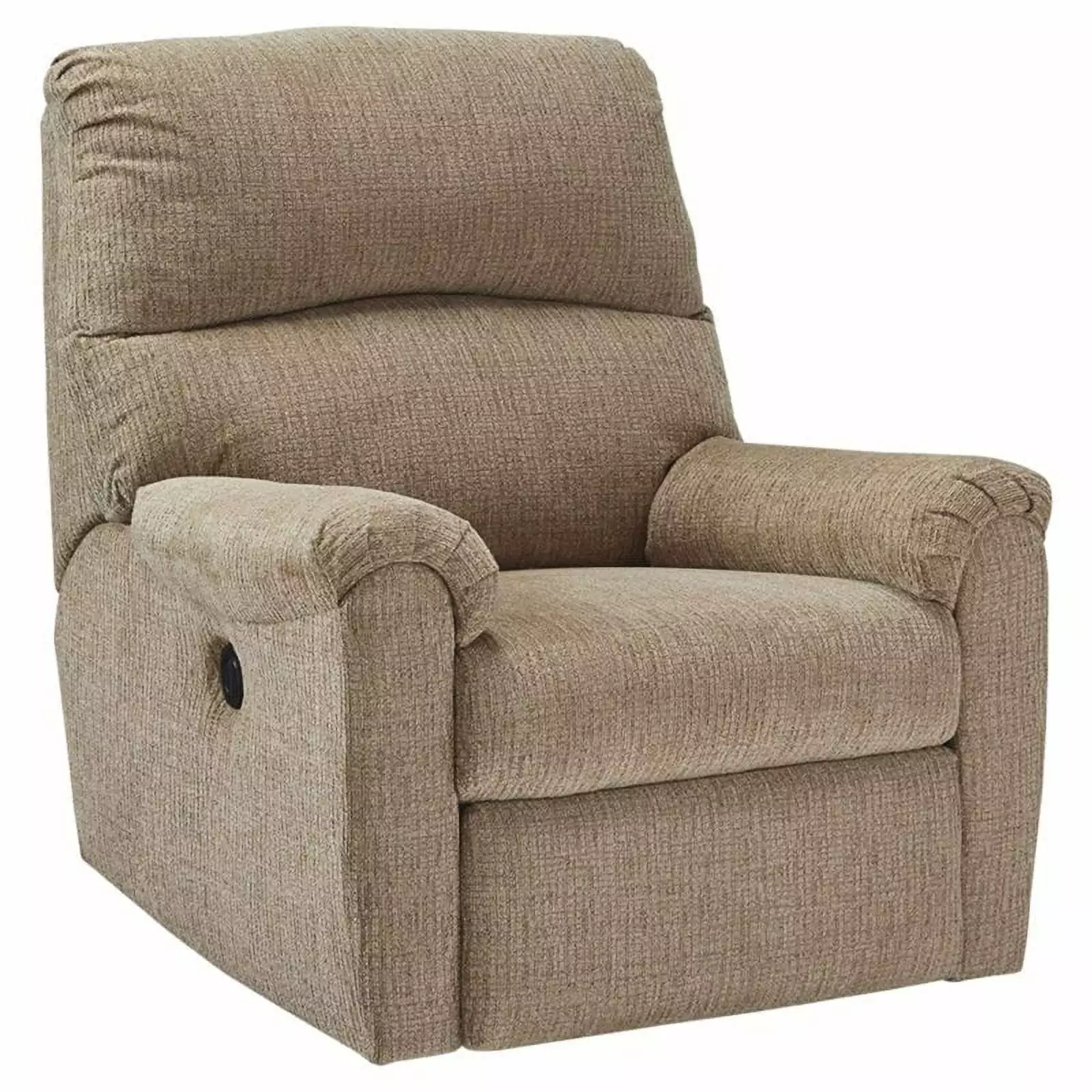 Bowery Hill Contemporary Fabric Power Recliner Mocha Espresso