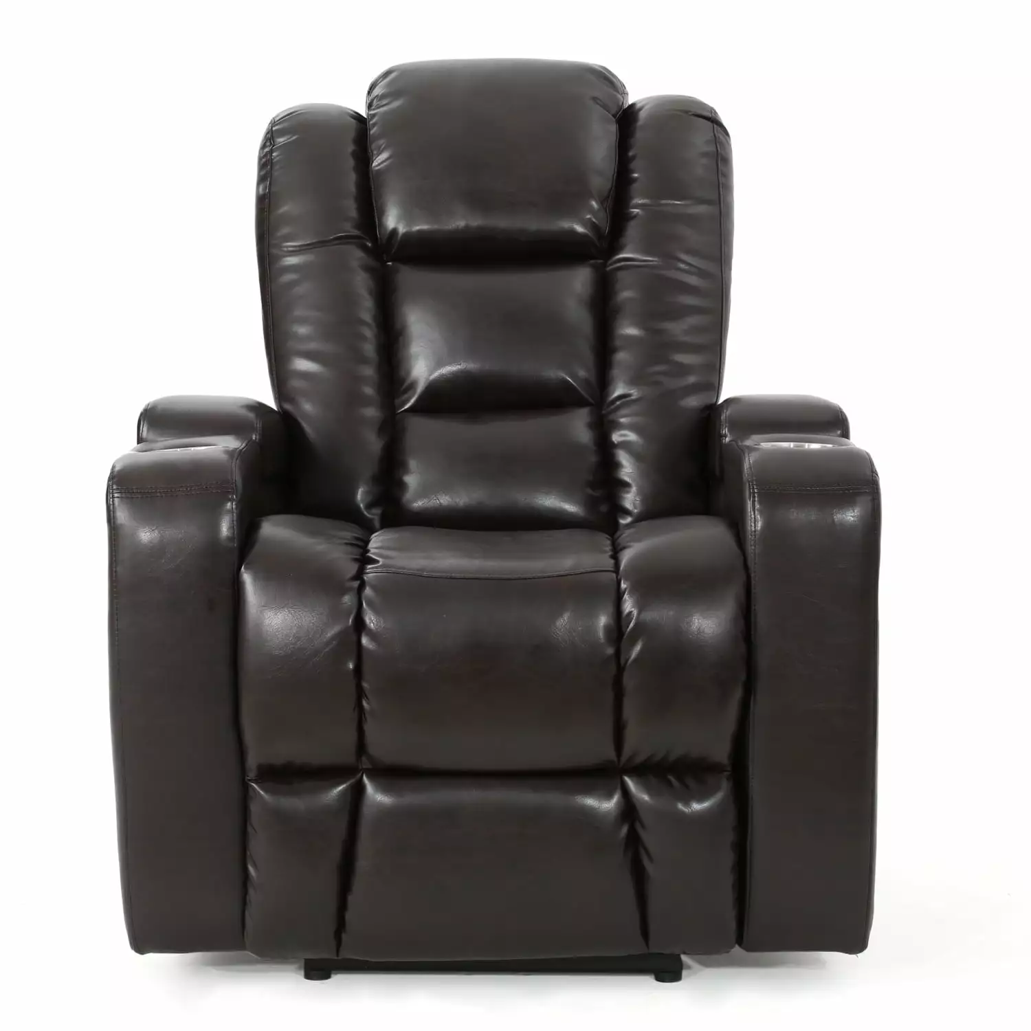 Miekor Furniture 33 Wide Power Recliner Chair Arm Storage and USB Port