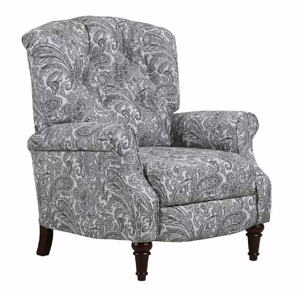 Lane Belle Push Back High Leg Hide Chase Recliner Classic Design Lane Home Furnishings