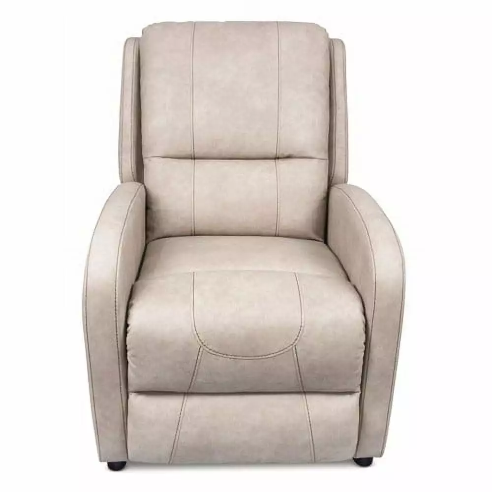 Pushback Recliner 2016 Cougar Grantland Doeskin T700 Chocolate Leather Living Room Chair Lippert