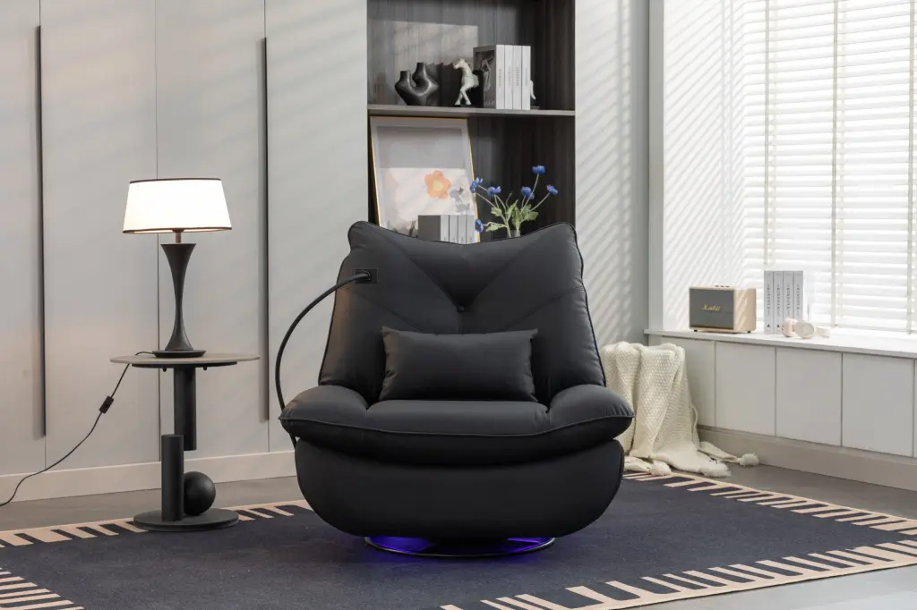 270 Swivel Glider Recliner Chair Power Recliner and USB Port chair direct