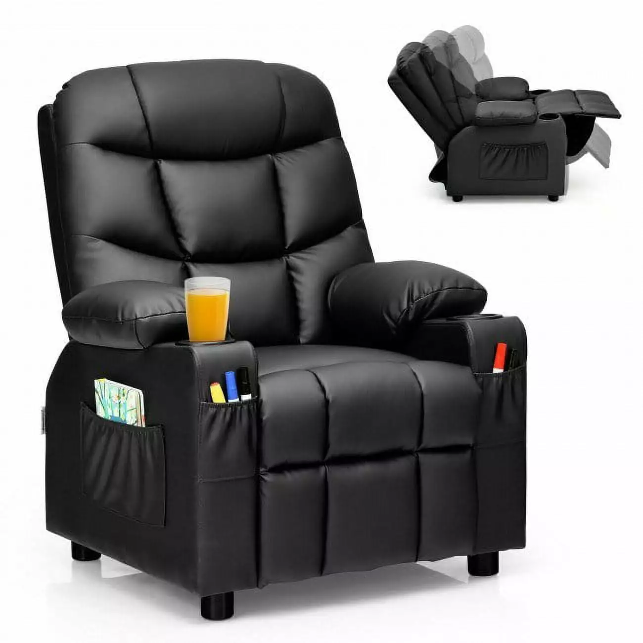 Kids Cozy Recliner Chair 32.0 Unwind Style Comfortable Childrens Seat Hooya Imp.& Exp.