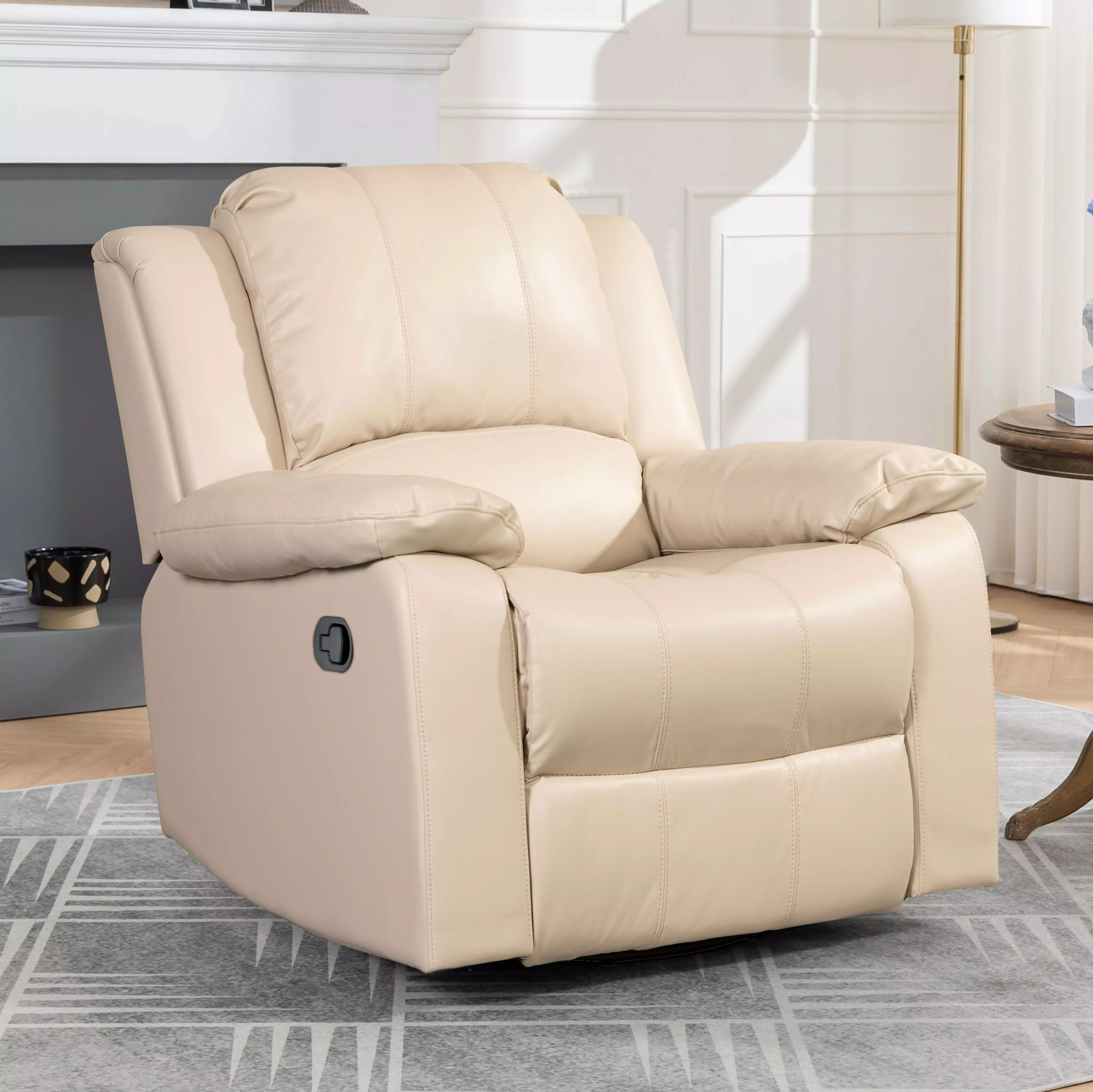 Swivel and Glider Recliner Chair Living Room or Nursery Comfort Jamini