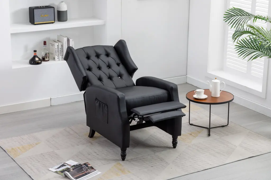 Coolmore Modern Cozy Upholstered Leisure Recliner Chair Comfortable Lounge Chair w1539 coolmore