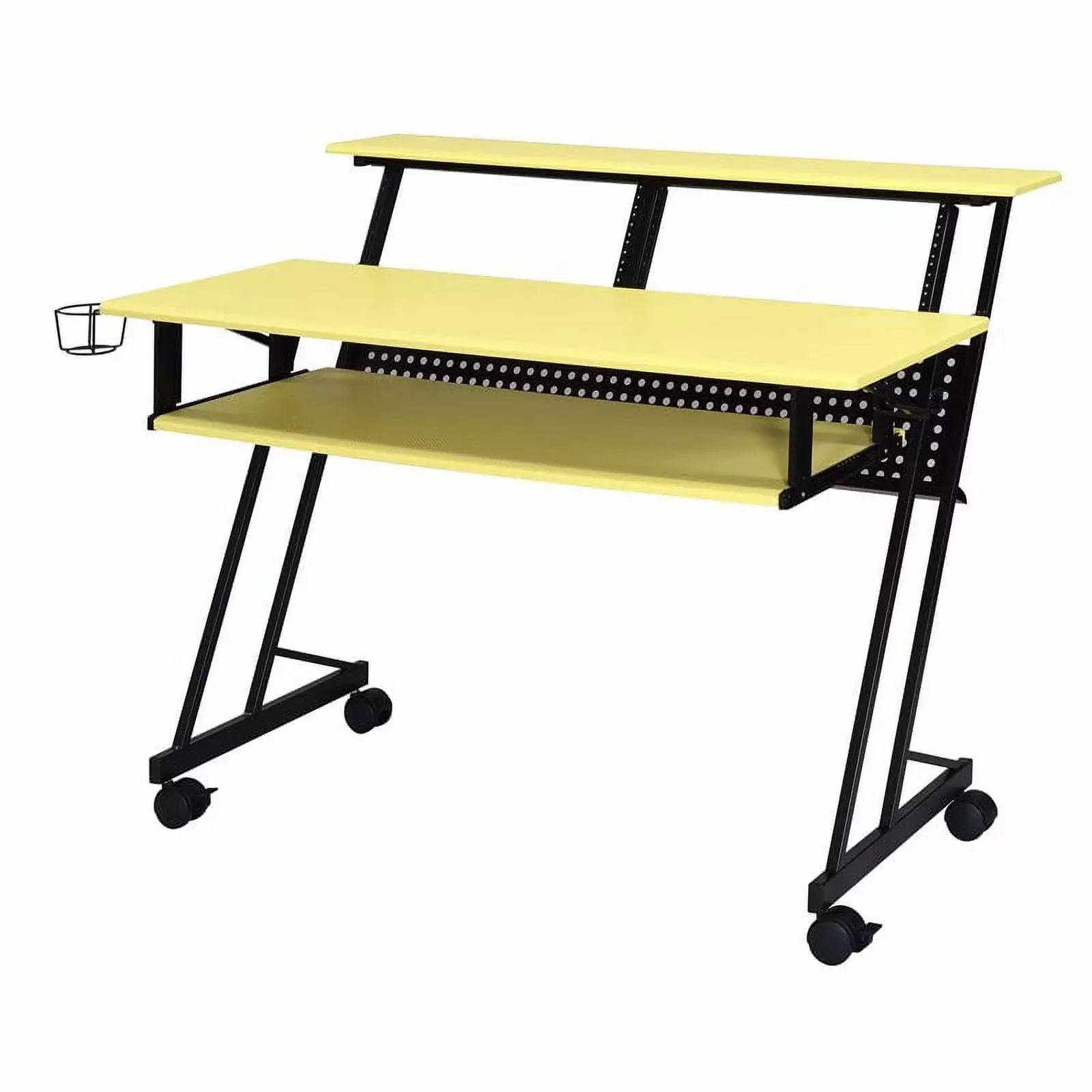 Bowery Hill Yellow & Black Music Recording Studio Desk