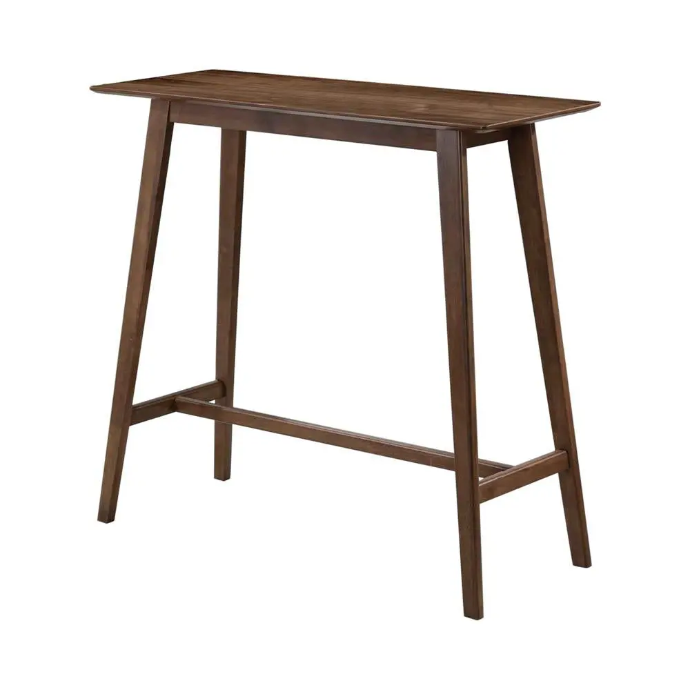 Walnut Rectangular Bar Table Brown Kitchen Mid Century Modern furniture max
