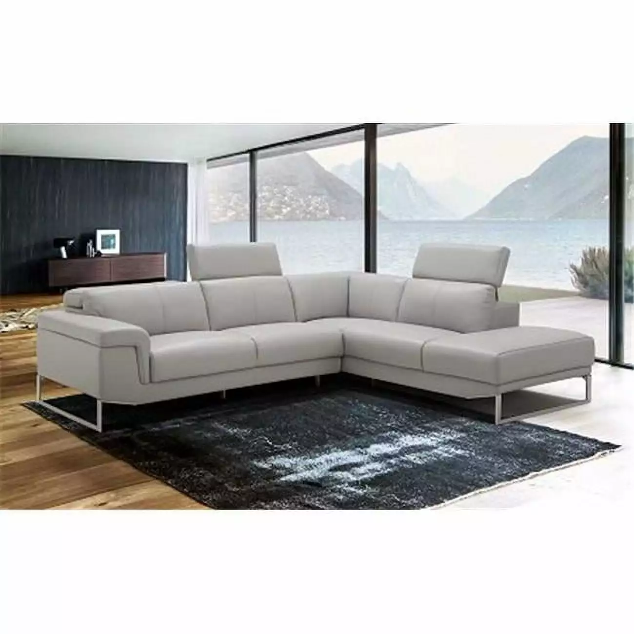 J & M Furniture 17527-RHFC Athena Sectional Right Facing Stylish Living Room Sofa J&M Furniture