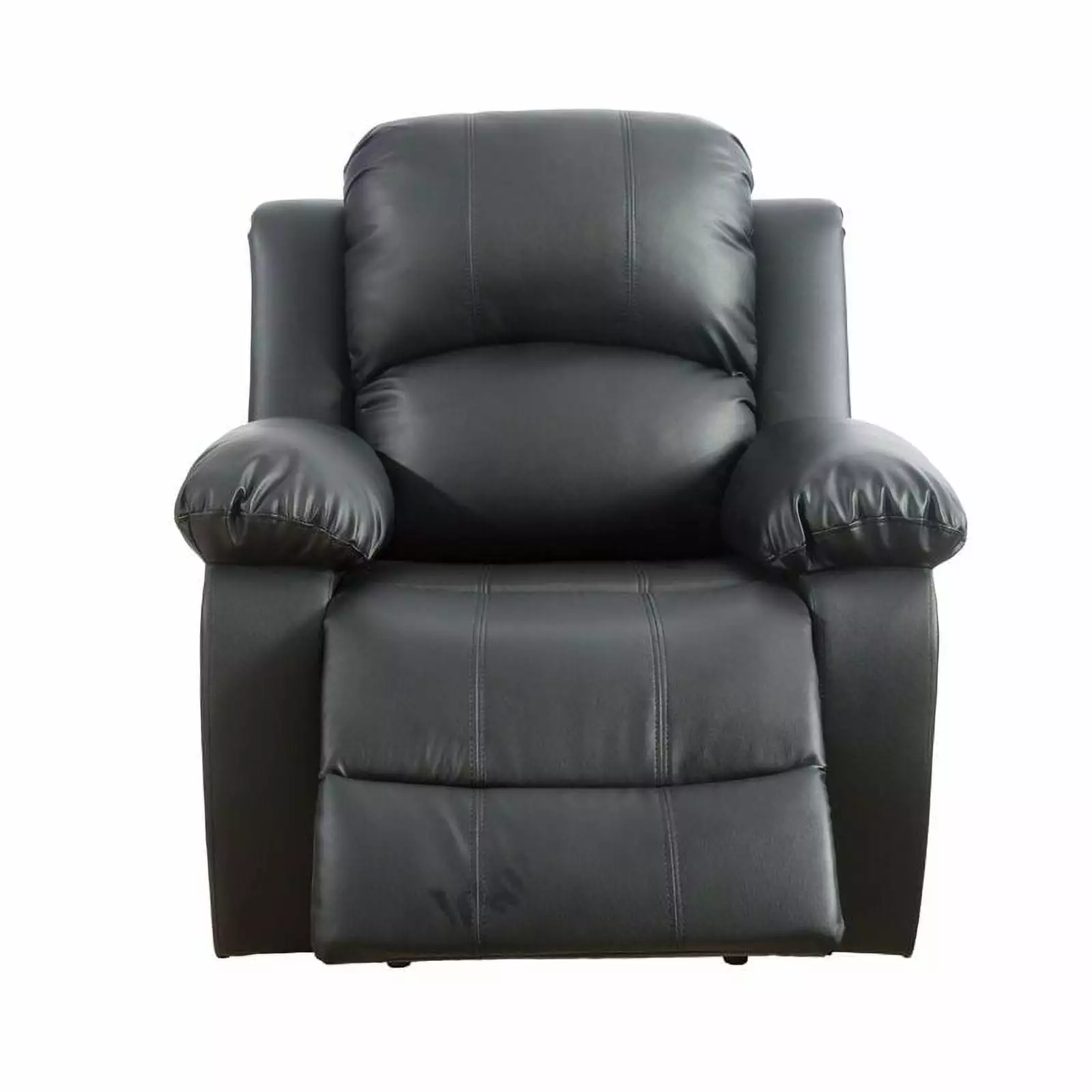 PonLiving Furniture Tonya Living Room Manual Rocker Recliner Black Fabric Pon Living Furniture Inc