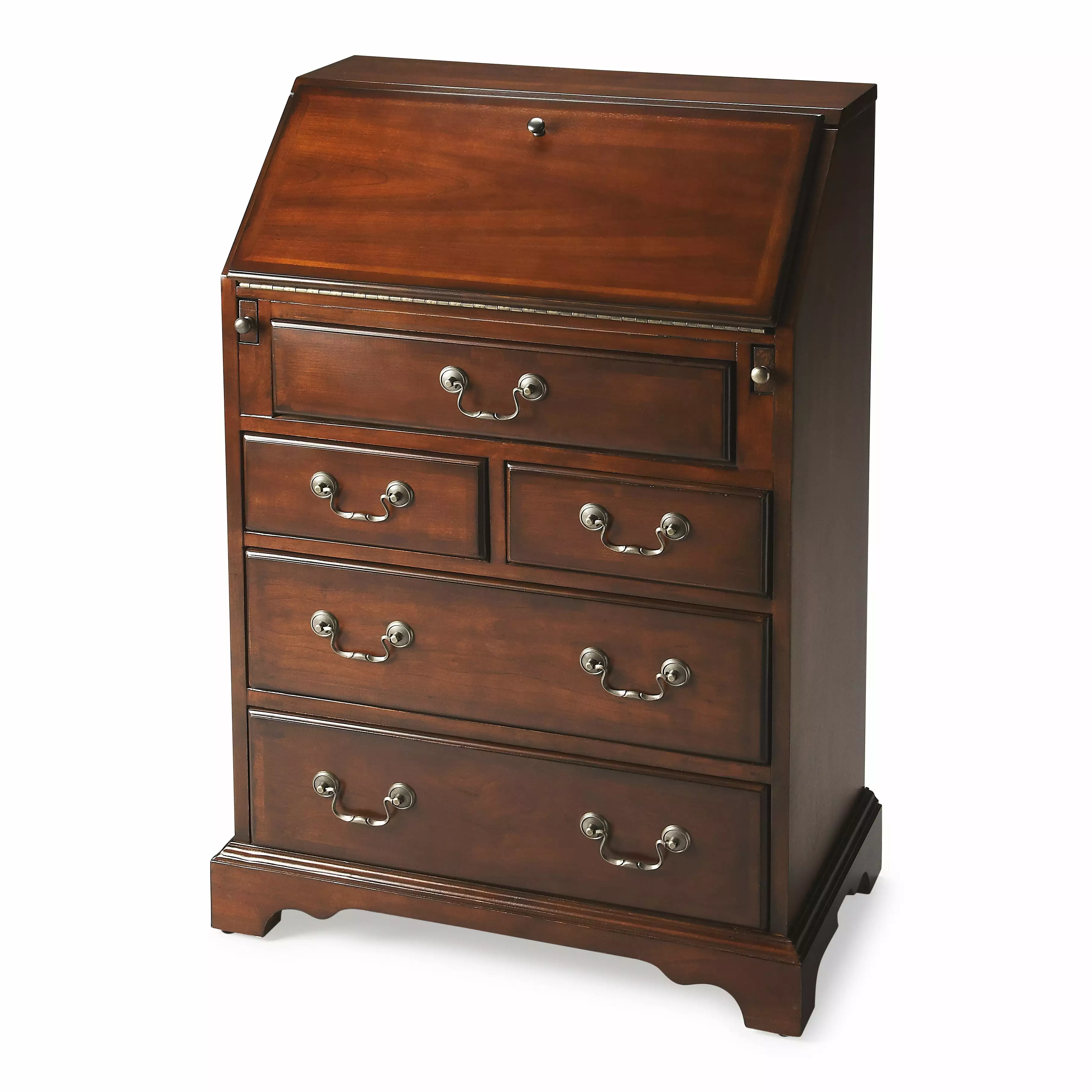 Butler Specialty Company Danforth Wood Secretary Desk - Cherry Brown
