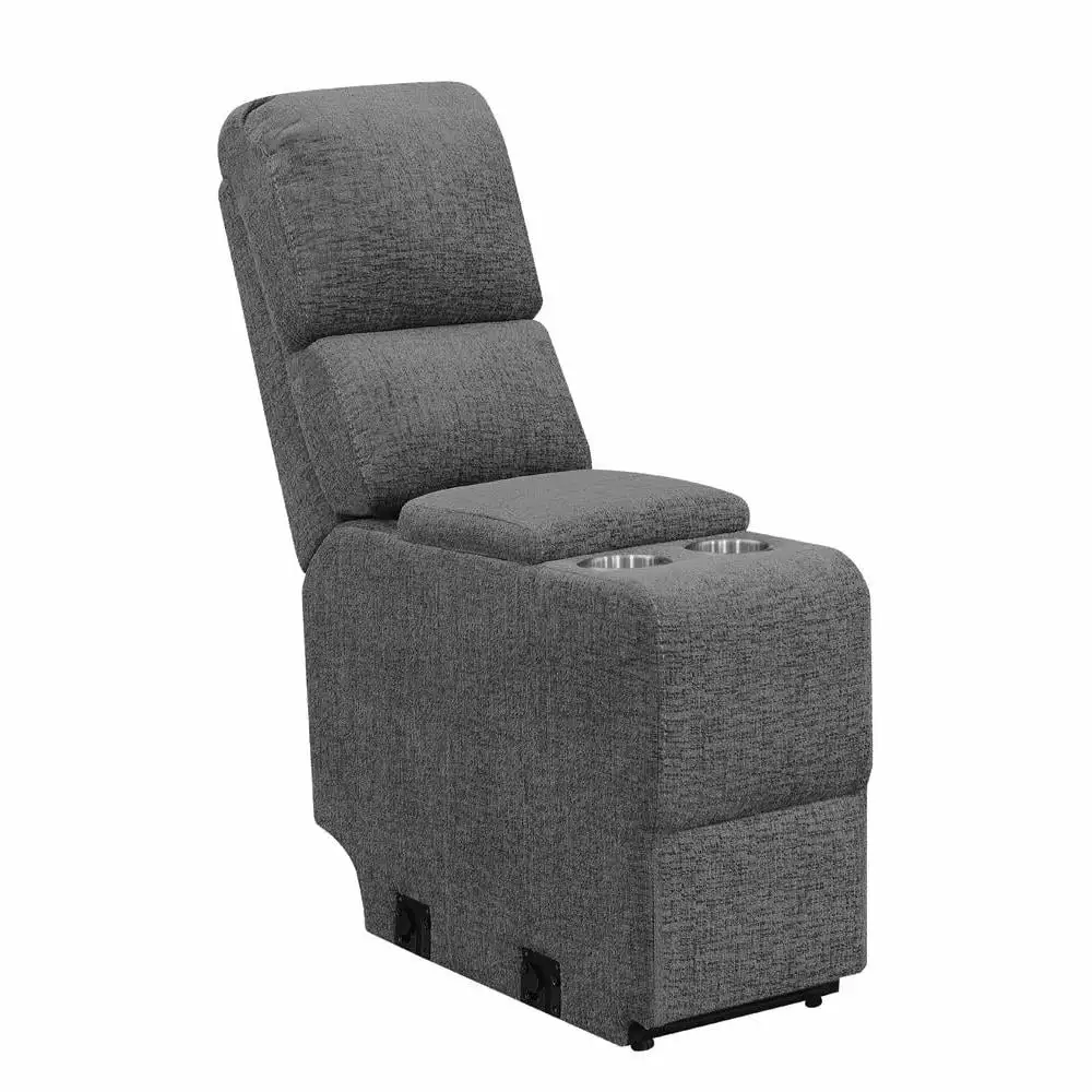 Bahrain Modular Sectional Console Sofa Charcoal Modern Living Room Coaster Company