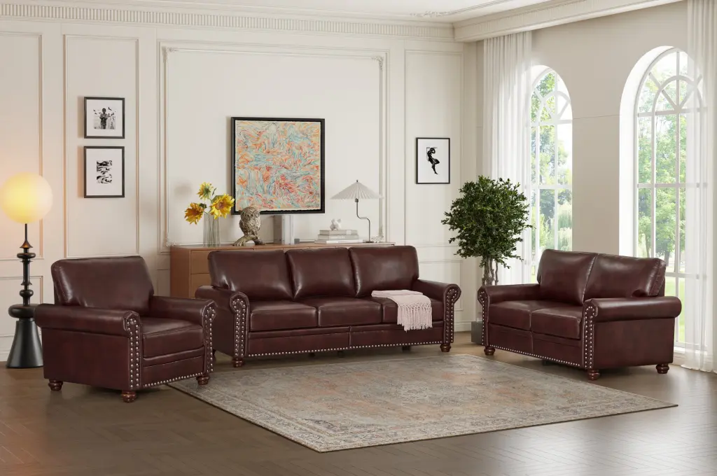 Living Room Sofa Storage 1 2 3 Sectional Burd Faux Leather Modern Furniture hdf store