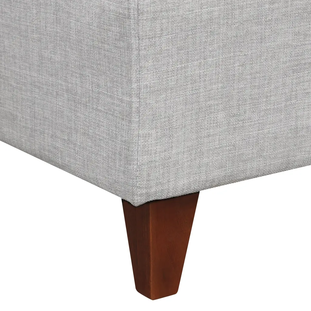 97.2 Modern Linen Fabric Sofa L Shaped Couch Chaise Lounge Sectional oris fur.