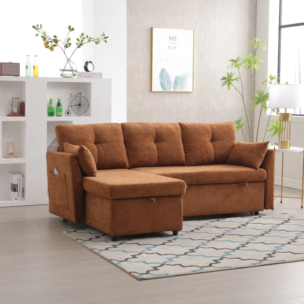 United We Win Modular L-Shaped Sofa Long Sectional Living Room Furniture w1568 united we win