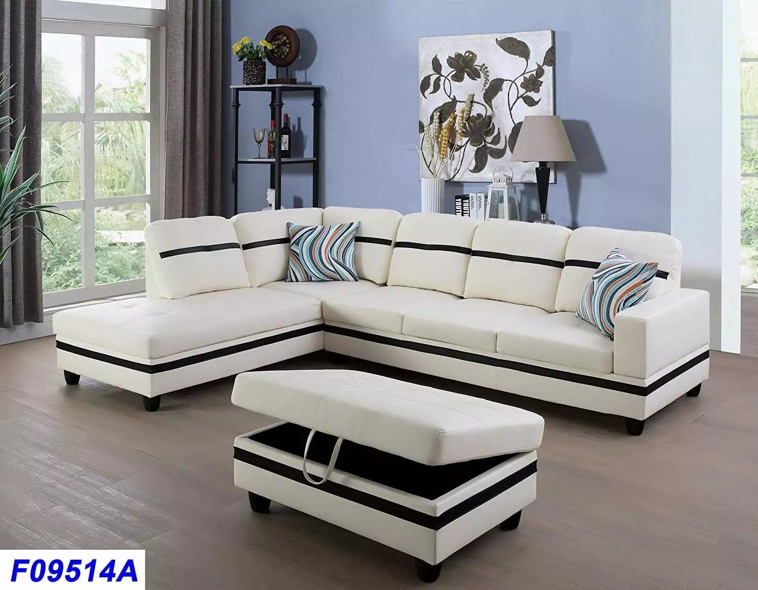 Ponliving Furniture Lefebre Sectional Ottoman Pon Living Furniture Inc
