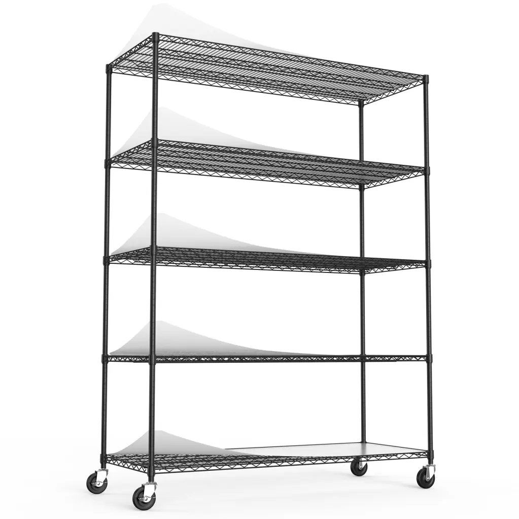 5 Tier 7500Lbs Heavy Duty Adjustable Metal Shelf Storage Rack like it