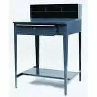 ZORO SELECT Shop Desk 34-1/2 x 45-1/8 x 30 Inches Gray - Industrial Workbench coming soon