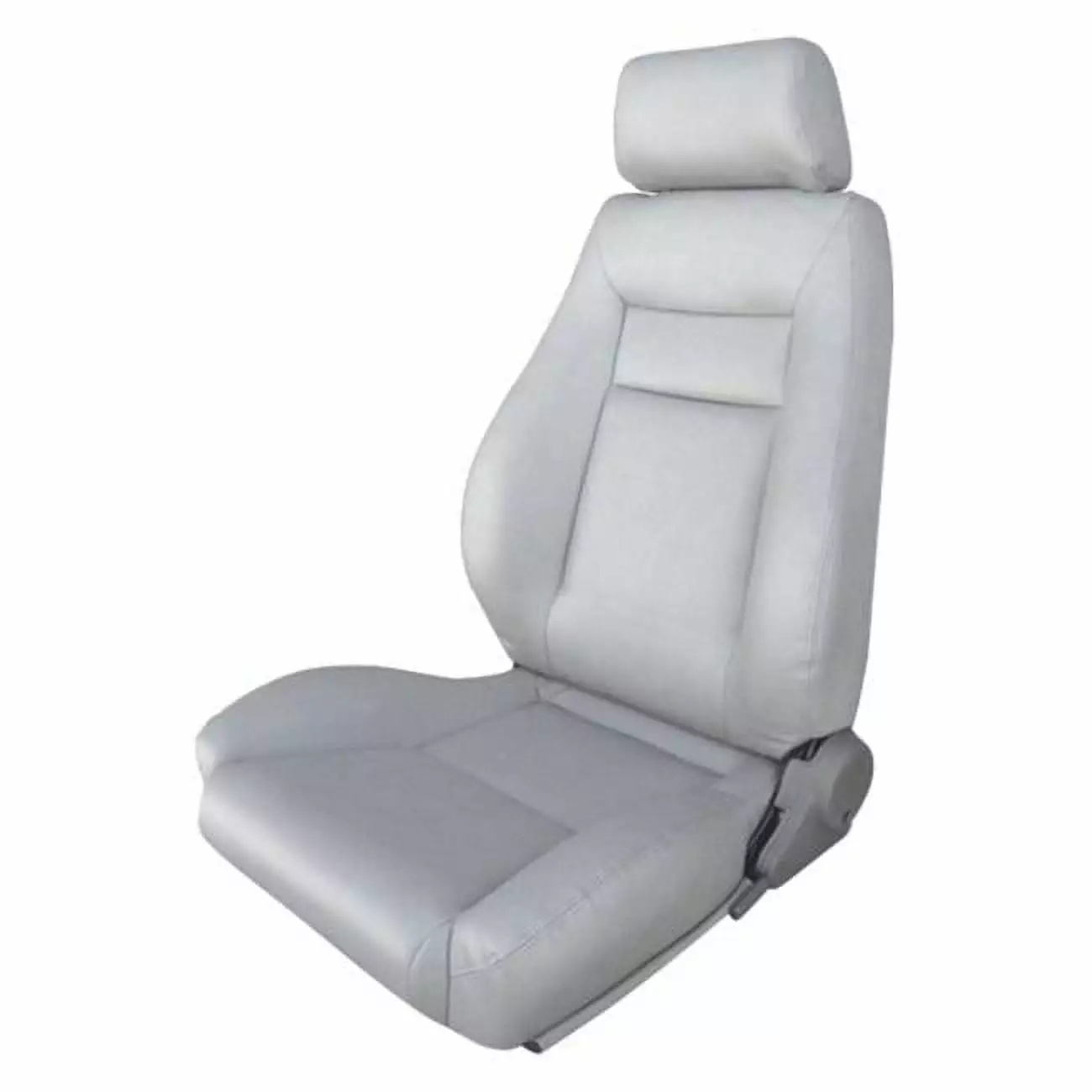 Elite Vinyl Left Side Recliner Grey Modern Living Room NewAlthlete