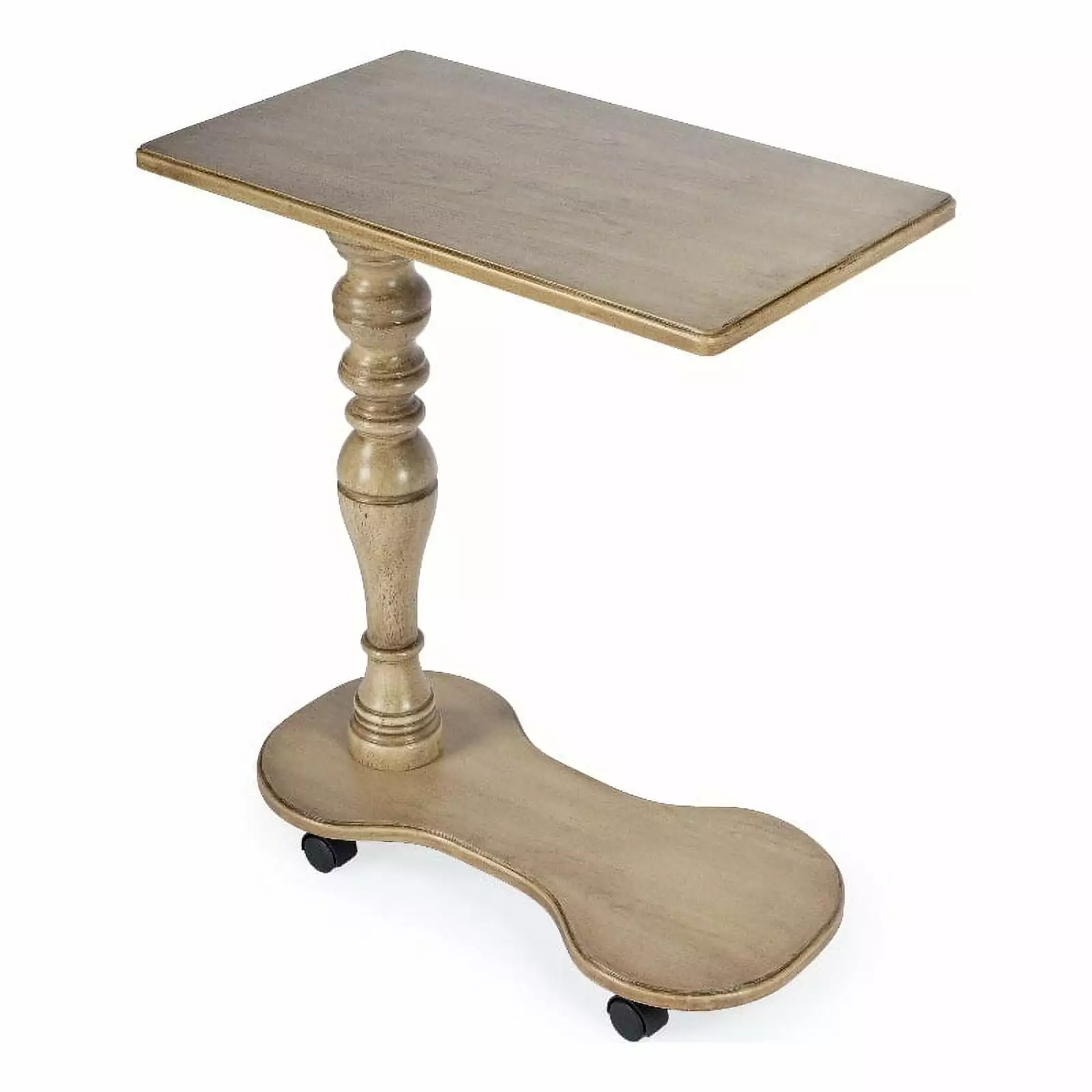 Butler Specialty Company Mabry Mobile Tray Table Beige Finish