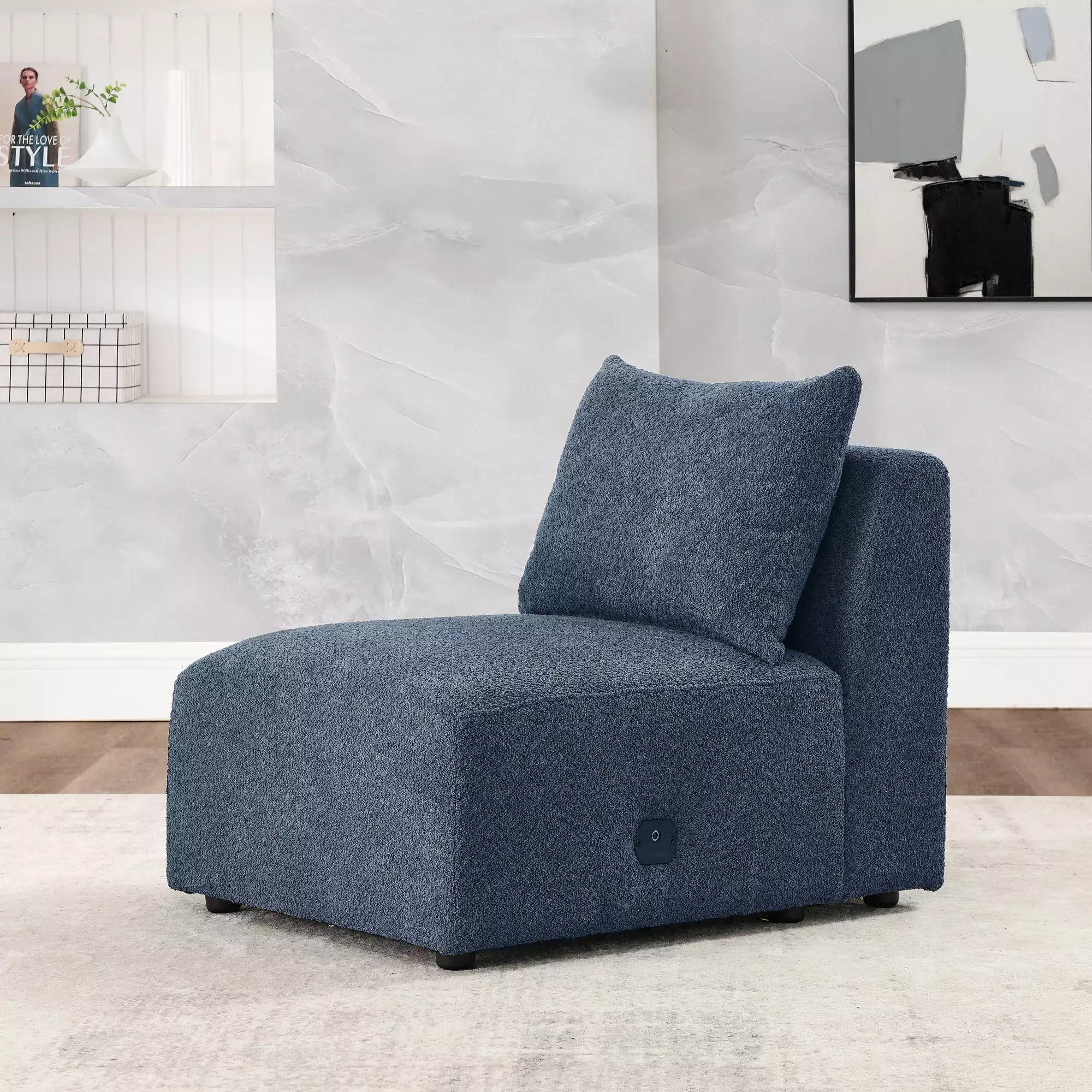 DeeHome Single Chair Modular Sofa - Modern Living Room Accent Piece