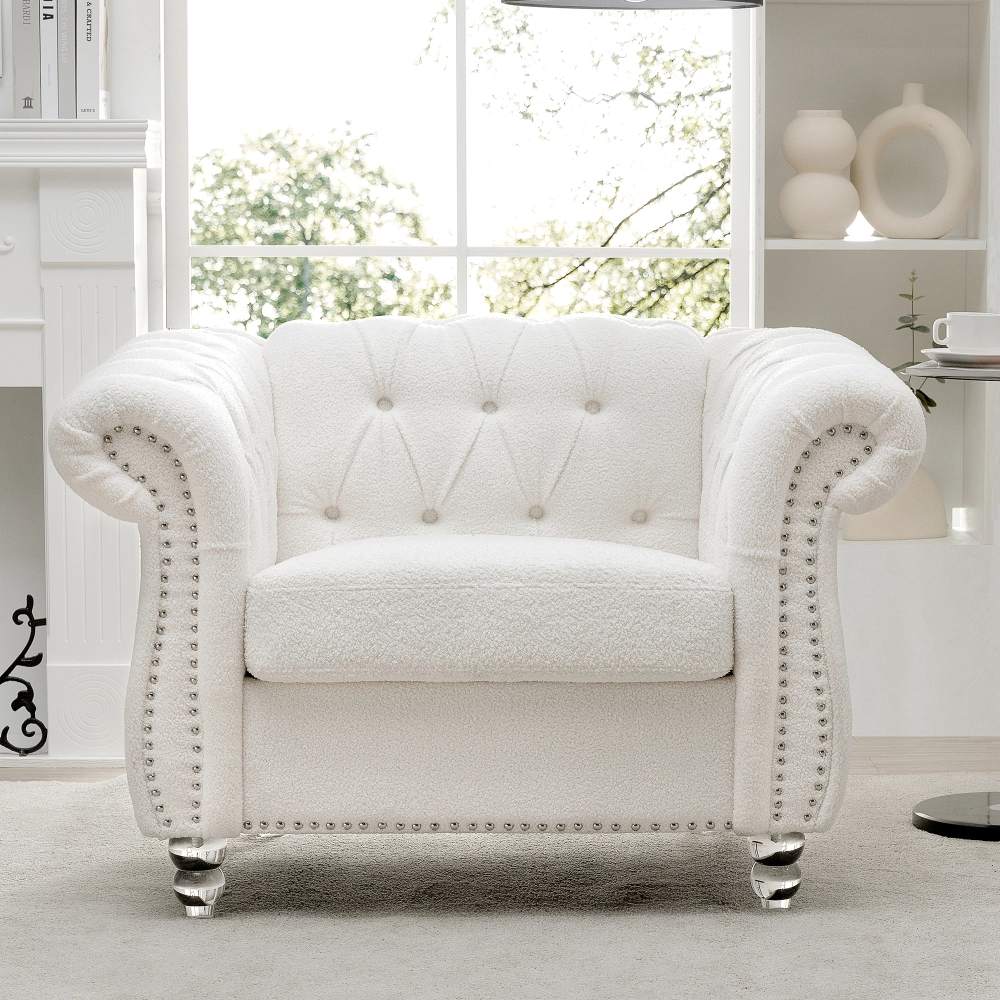 1 Seater Sofa Living Room Compact Design Miekor