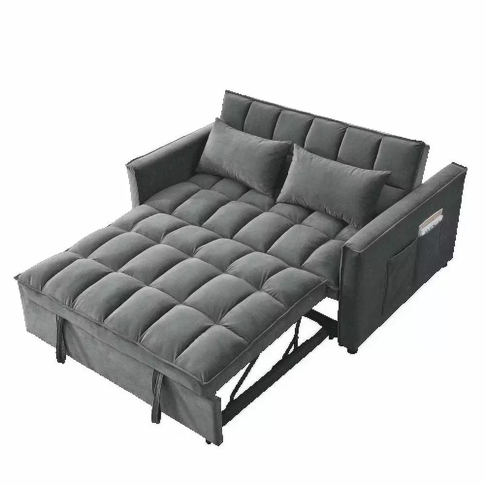 3--1 Sleeper Sofa Convertible Recliner Bed Adjustable Backrest Hypeshops