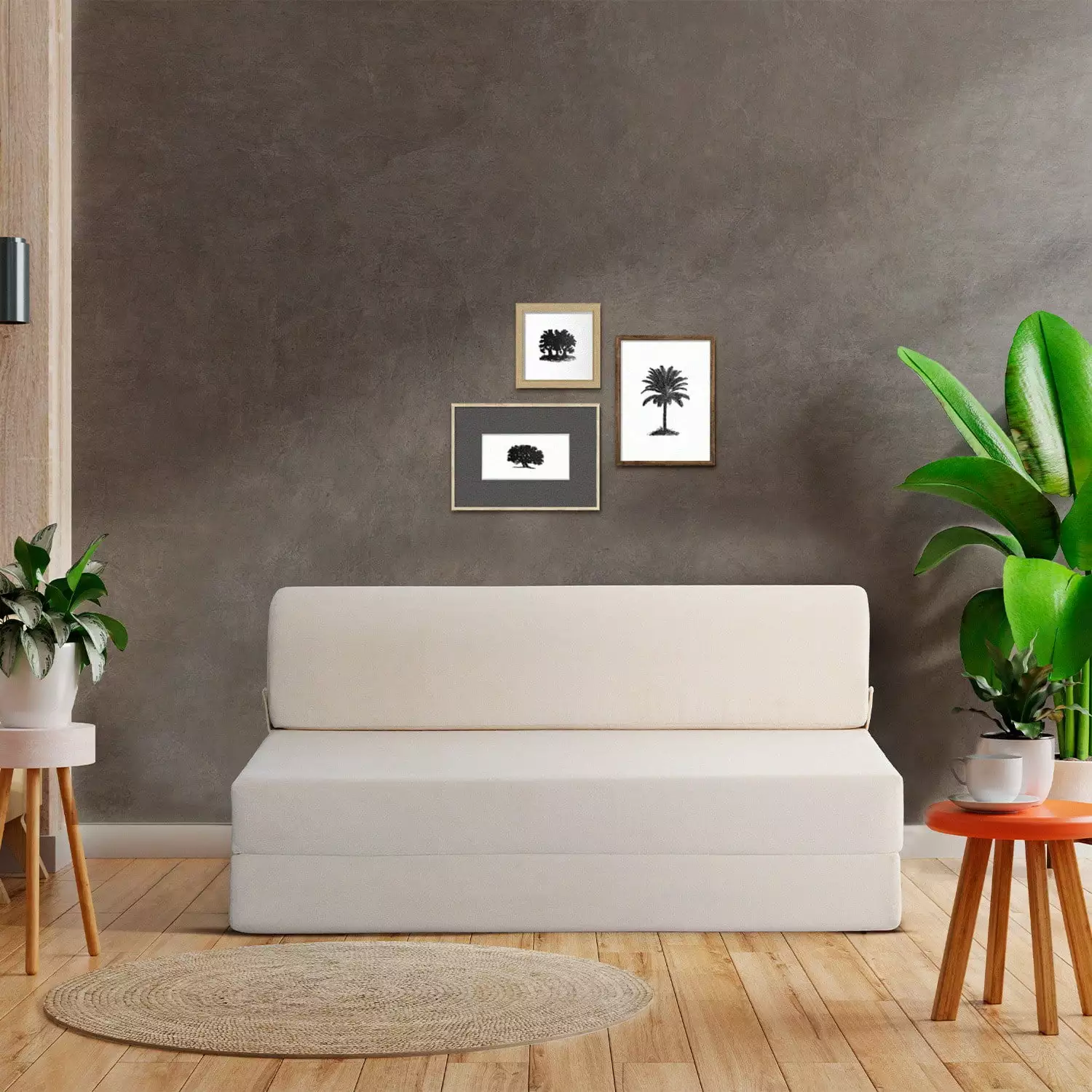 Salida Magic Beige 2 Seat Sofa Bed Compact Living Room Furniture