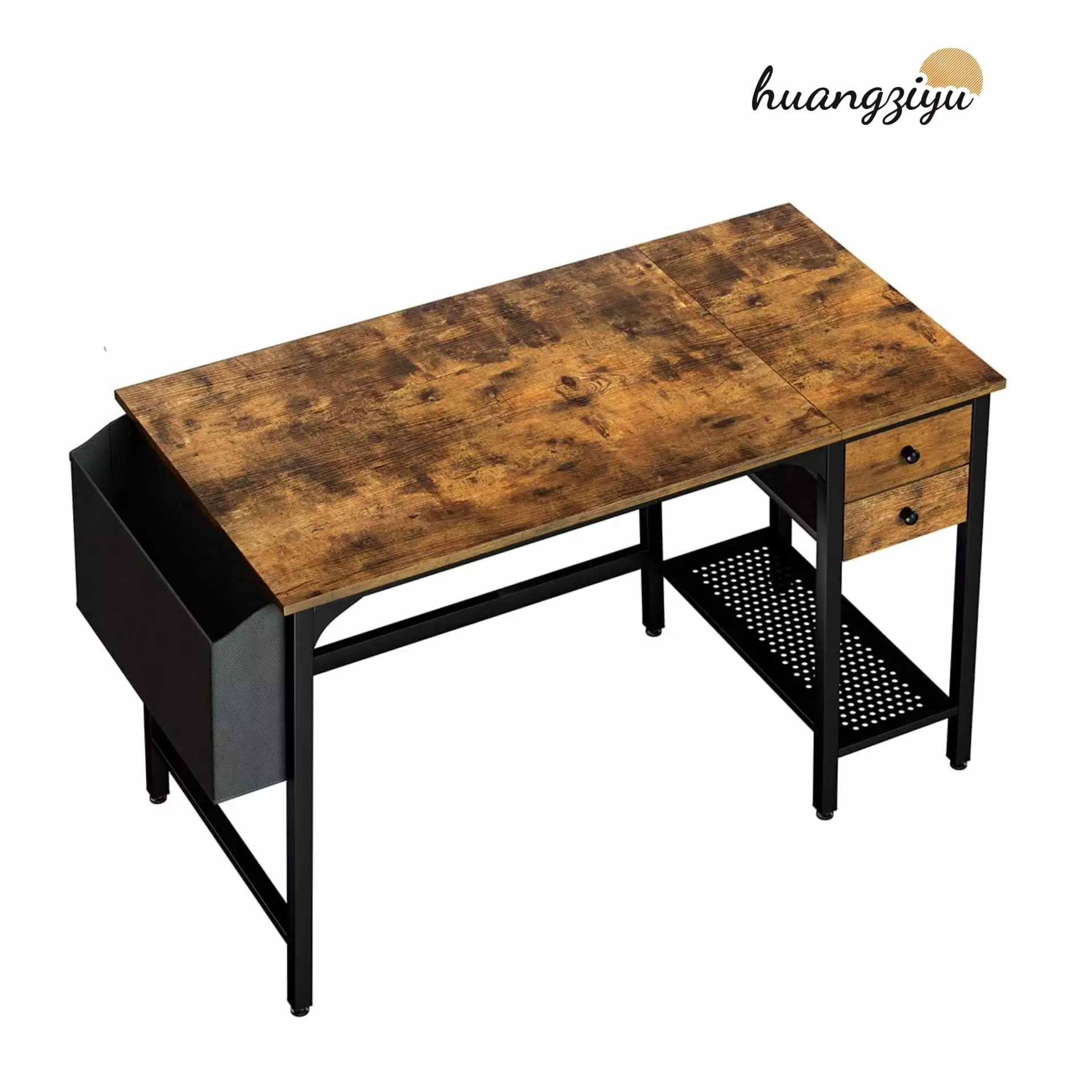 Computer Desk Drawers - 40 Inch Work Small Desk Bedroom Home Office FHWMHZY