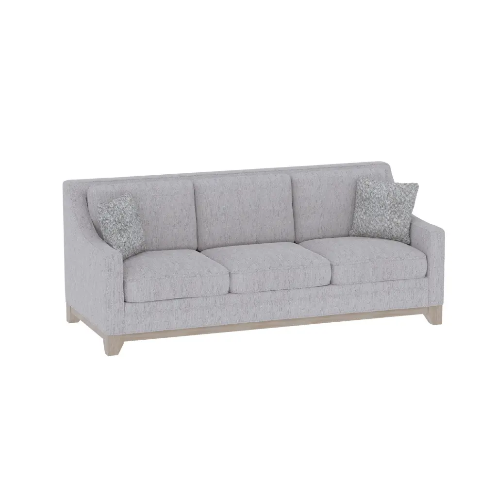 Honra Gray 3-Seat Sofa Gray Foam and Engineered Wood Frame wallace - bay