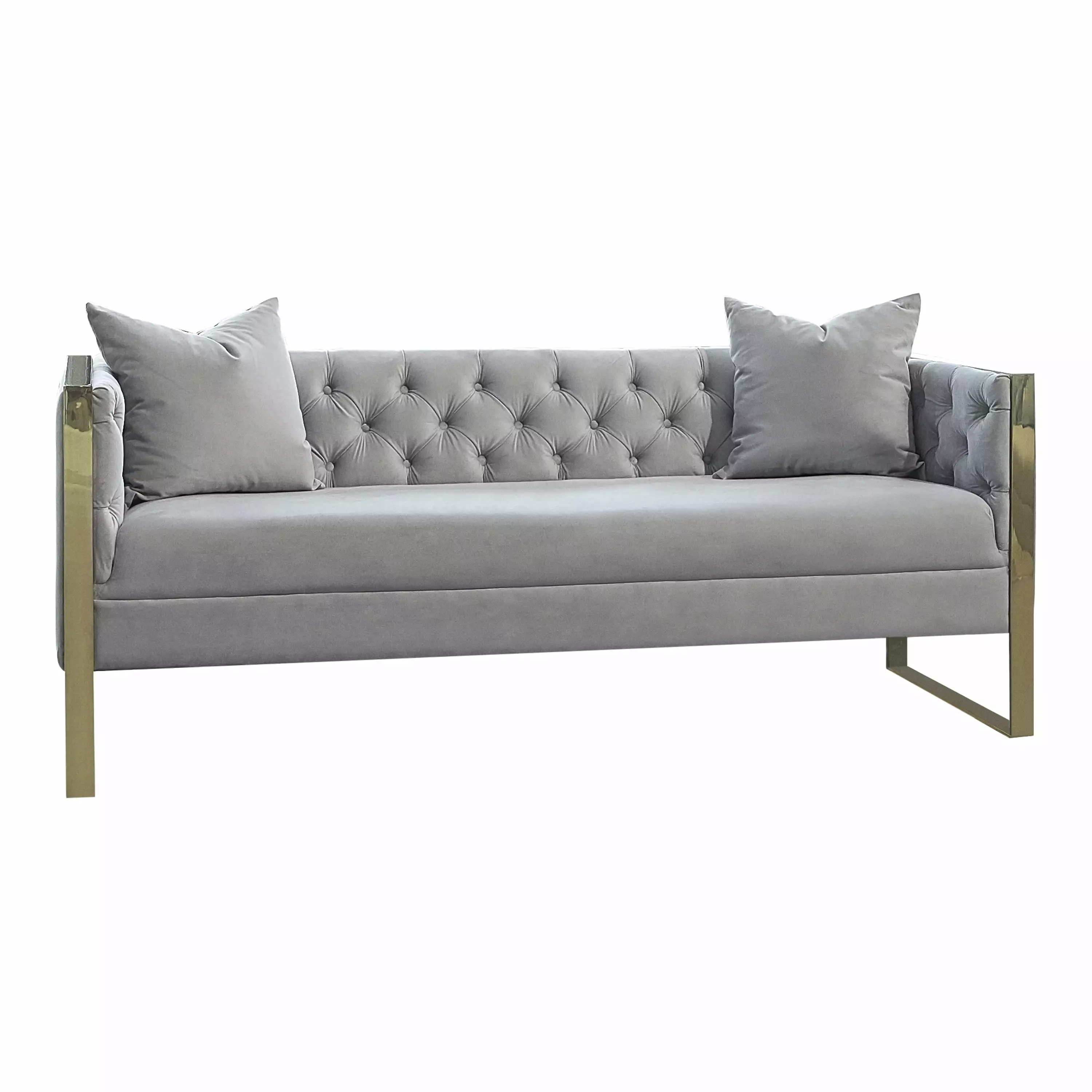 Eastbrook Tufted Back Grey Sofa Coaster Company