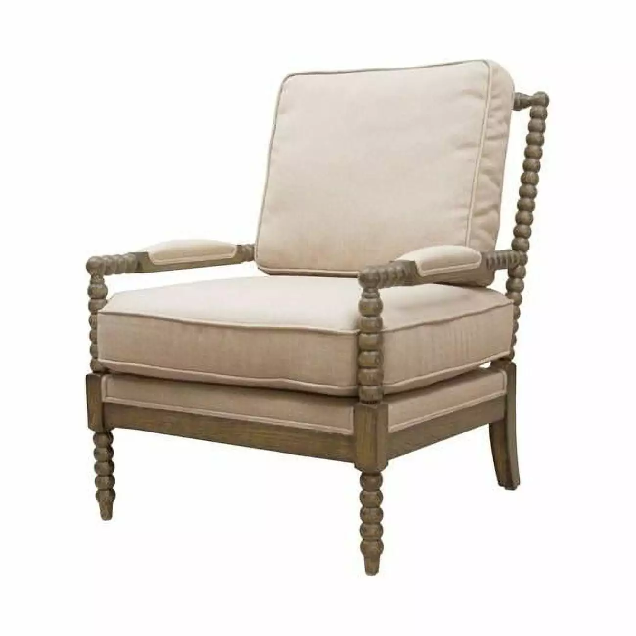 Moti 88023007 Ivory Linen Sofa Modern Living Room Furniture MOTI Furniture