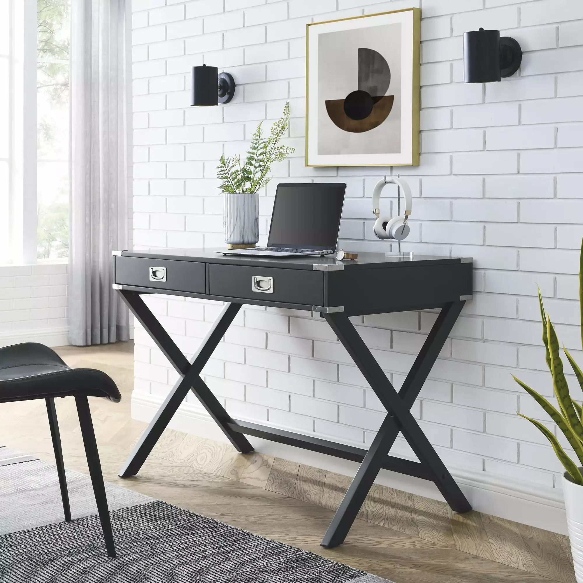 Computer Desk Storage Solid Wood Desk Drawers Modern Study Table Home Office Small Writing IM Lashes