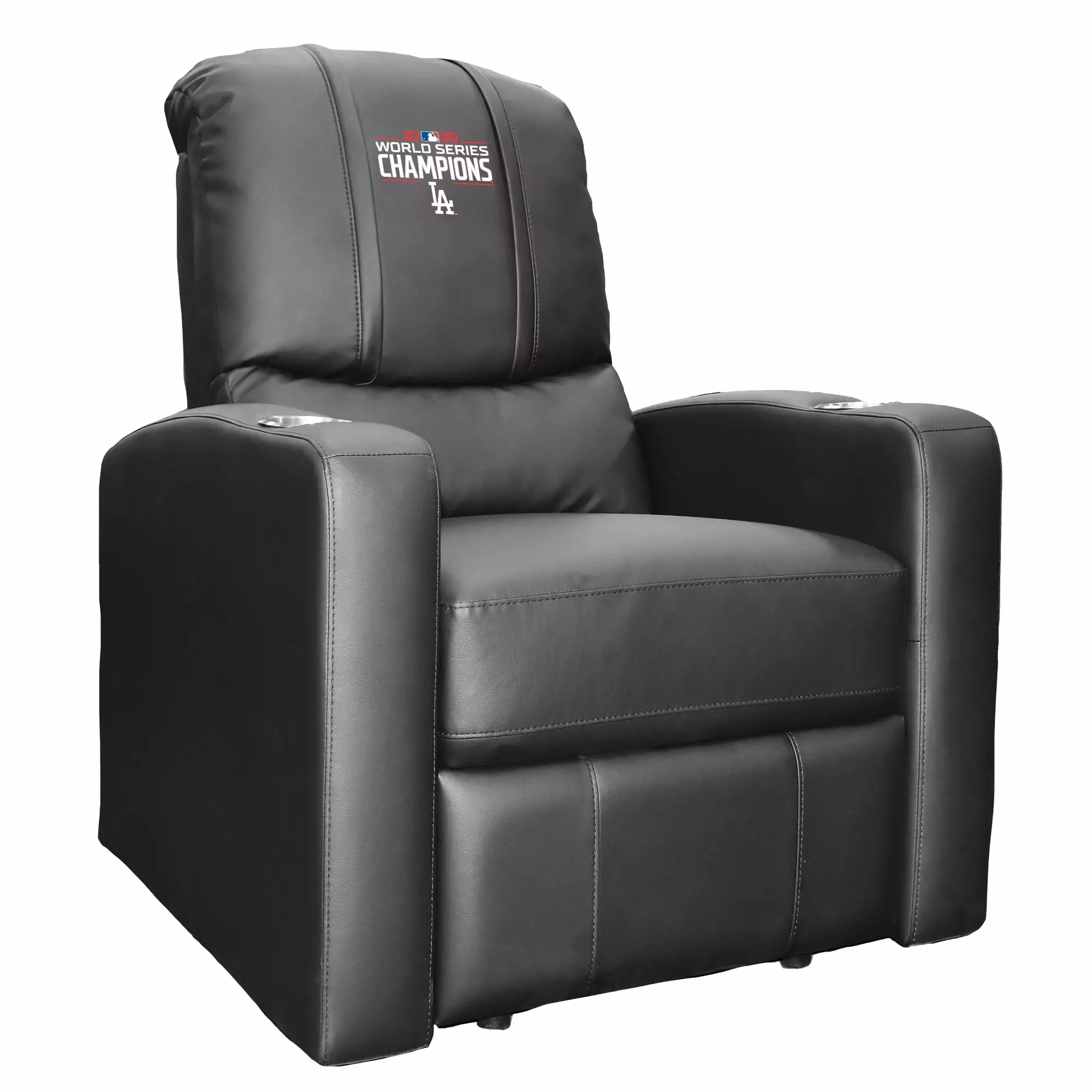 Black Los Angeles Dodgers 2020 World Series Champions Stealth Manual Recliner DreamSeat