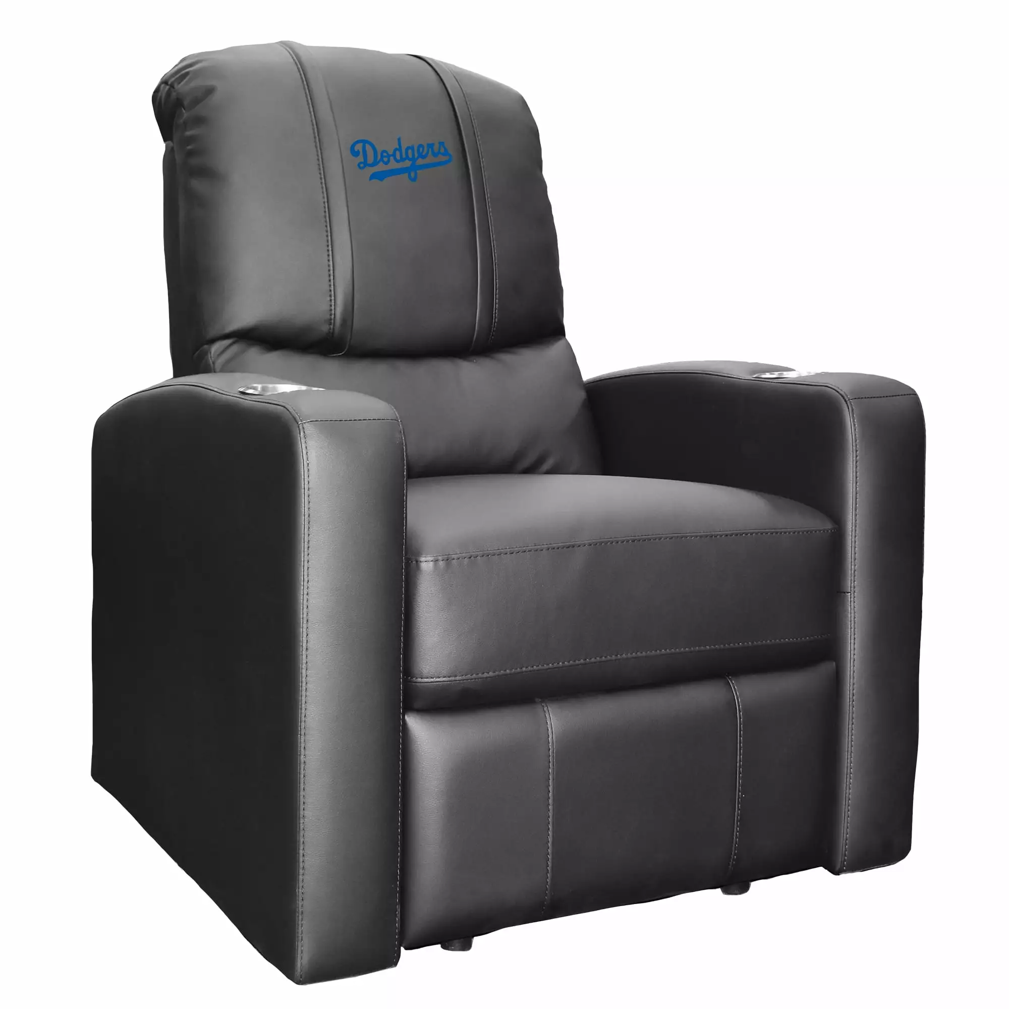 Black Los Angeles Dodgers Logo Stealth Manual Recliner DreamSeat