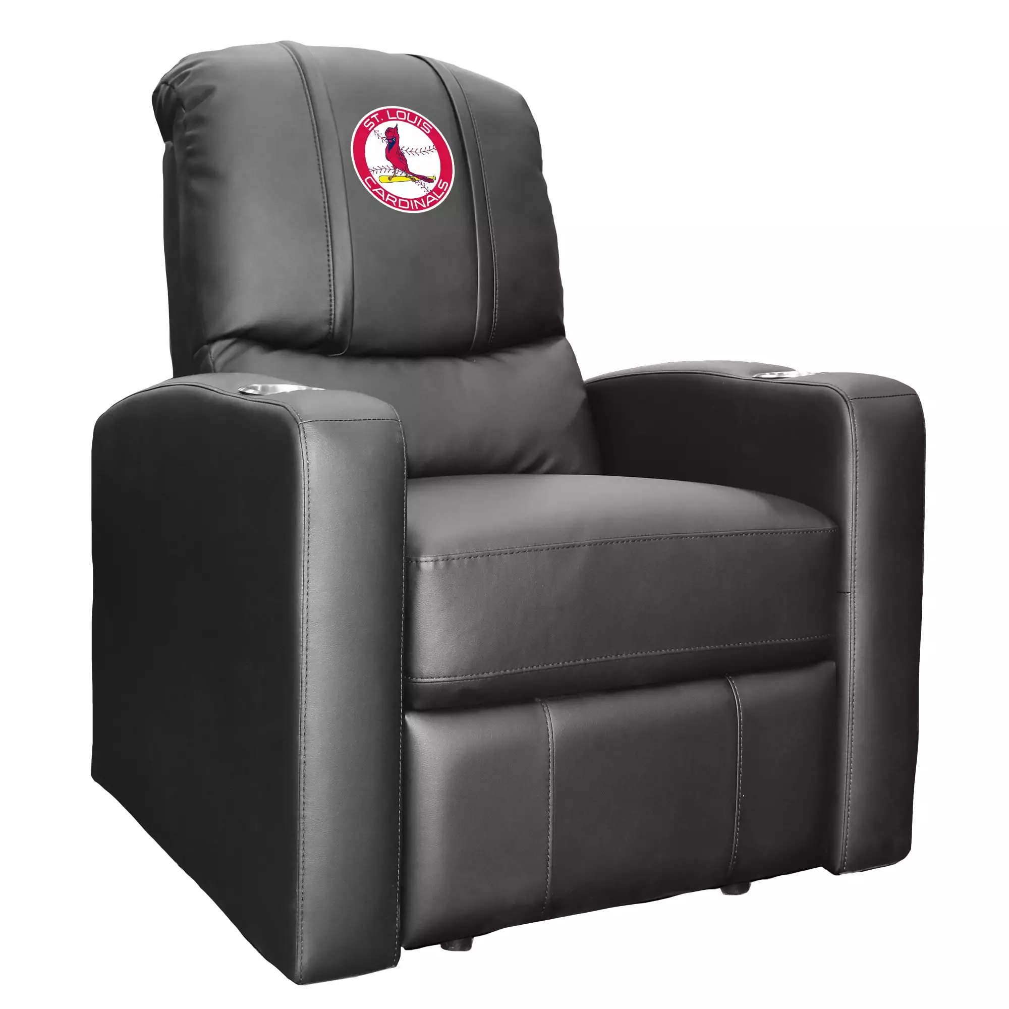 Black St. Louis Cardinals Logo Stealth Manual Recliner DreamSeat