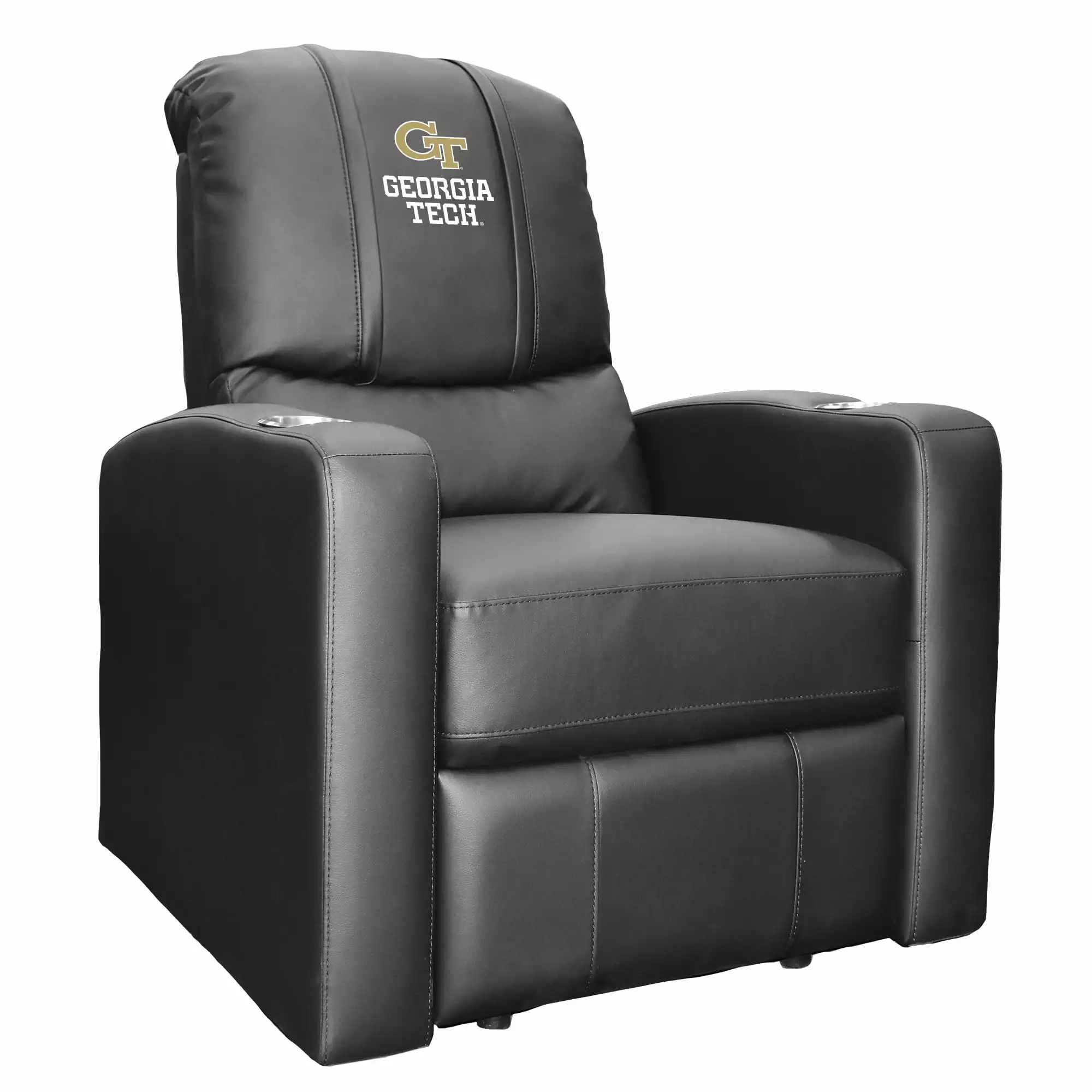 Georgia Tech Yellow Jackets Wordmark Logo Stealth Recliner Zipper System DreamSeat