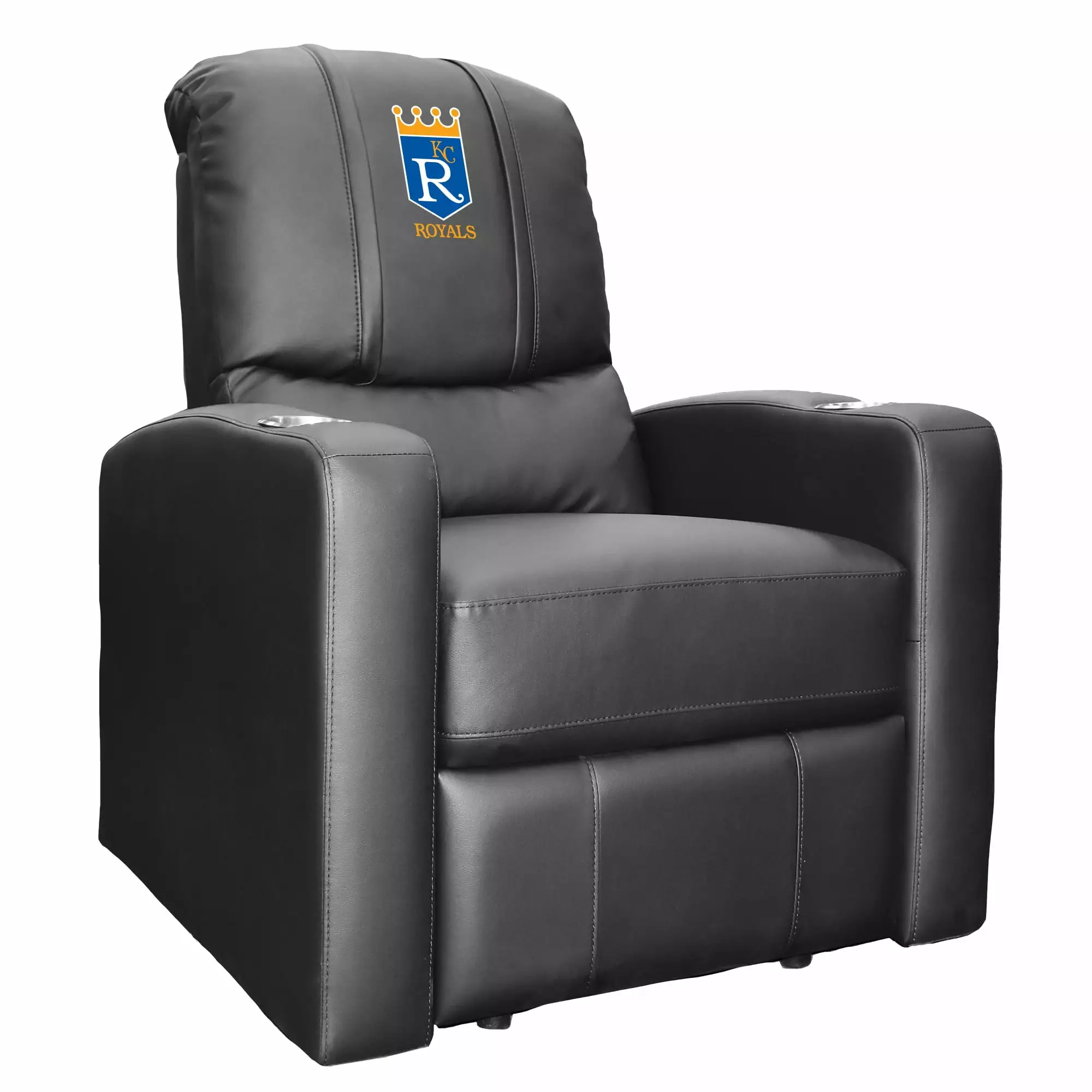 Kansas City Royals Logo Black Stealth Manual Recliner DreamSeat