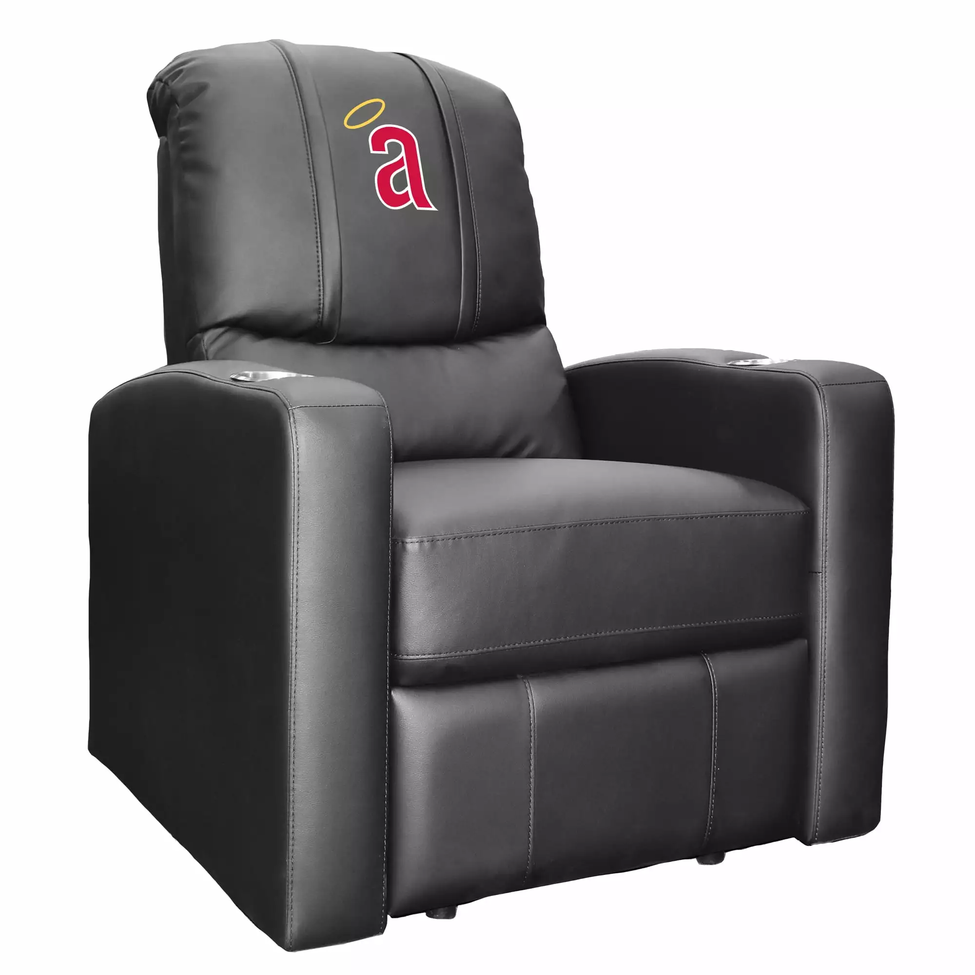 Los Angeles Angels Logo Black Stealth Manual Recliner DreamSeat