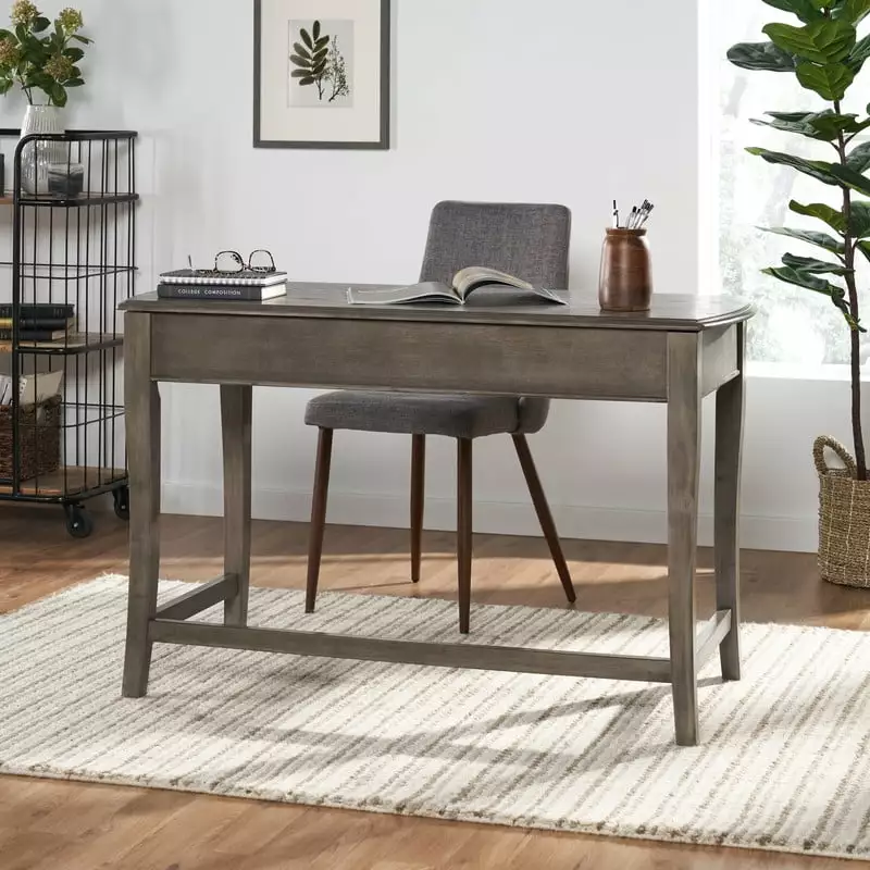 BJJAT Transitional Lift-Top Standing Desk Home Office Computer Study Desk Gray