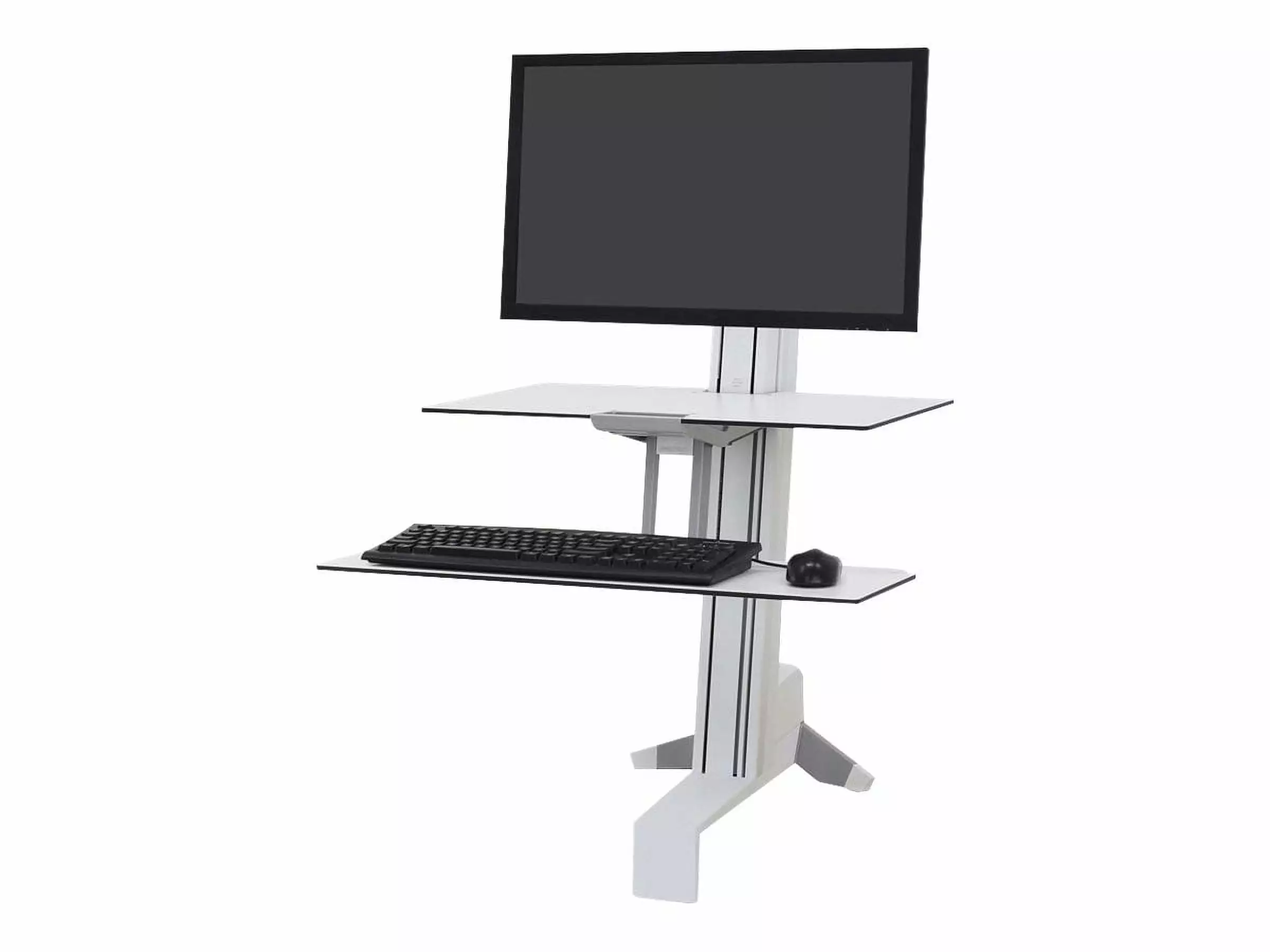 Ergotron WorkFit-S Single HD Workstation Standing Desk Keyboard Tray
