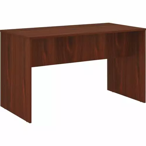 Lorell Essentials Laminate Standing Height Table 72 x 36 x 41.3 Mahogany Laminate Surface