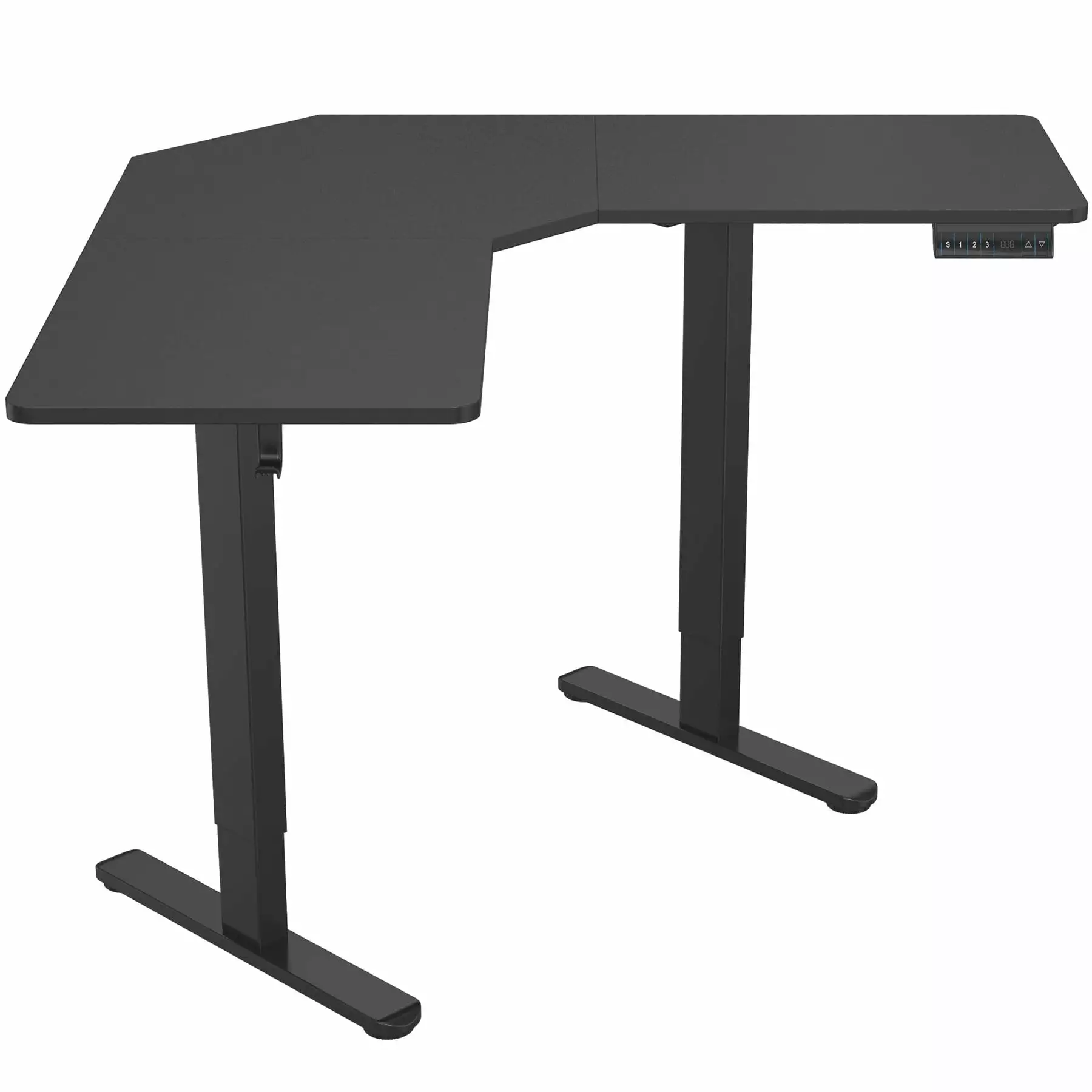 Mount-It! Adjustable Corner Sit-Stand Desk Ergonomic New Design Home Office