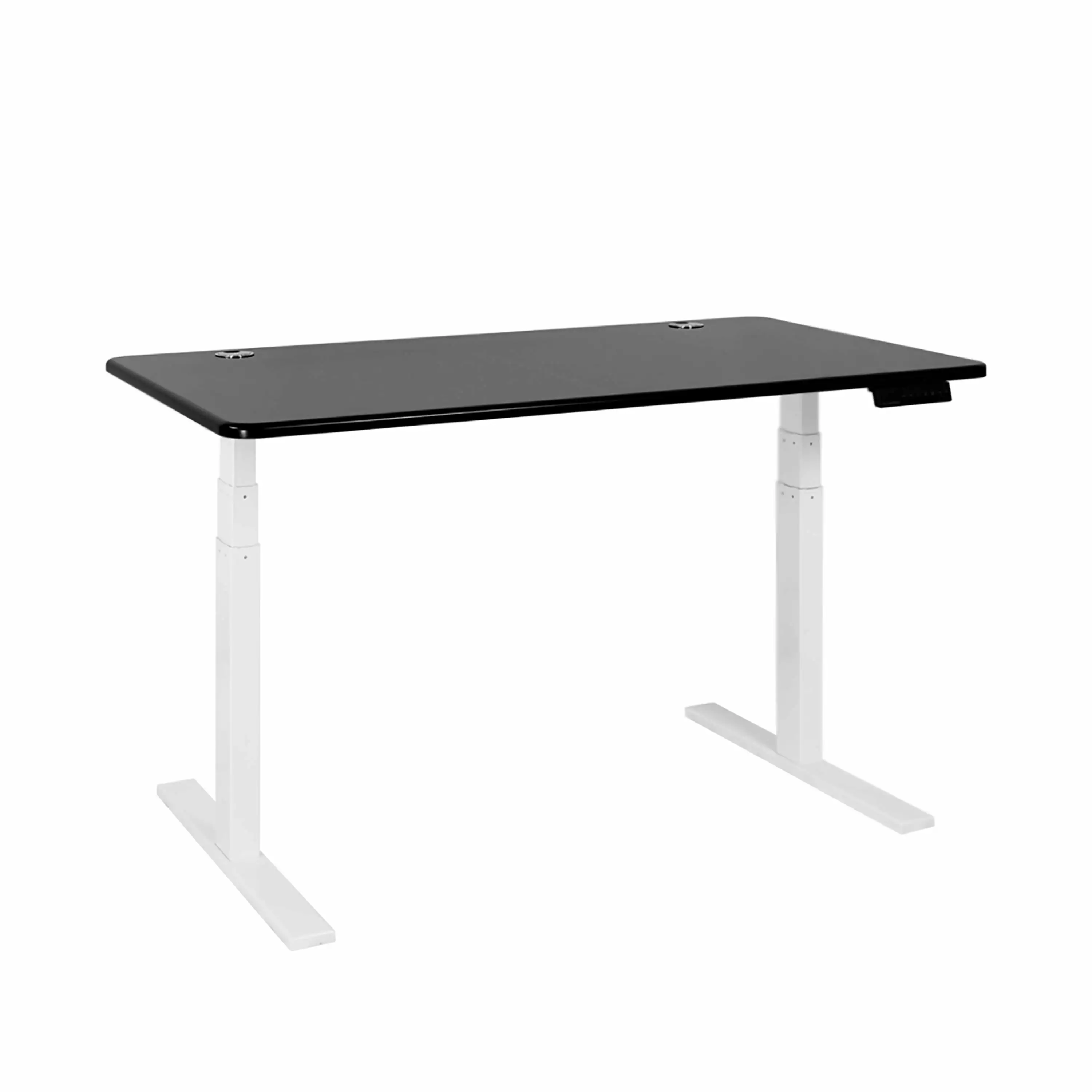 Vifah SmartDesk Adjustable Classic Metal Standing Desk White Black