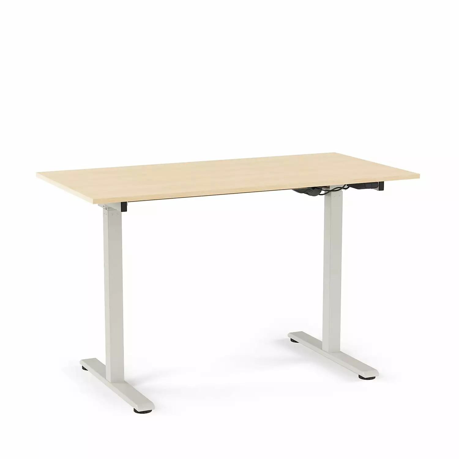 Union & Scale Essentials 48W Adjustable Standing Desk Natural WorkLife Brands
