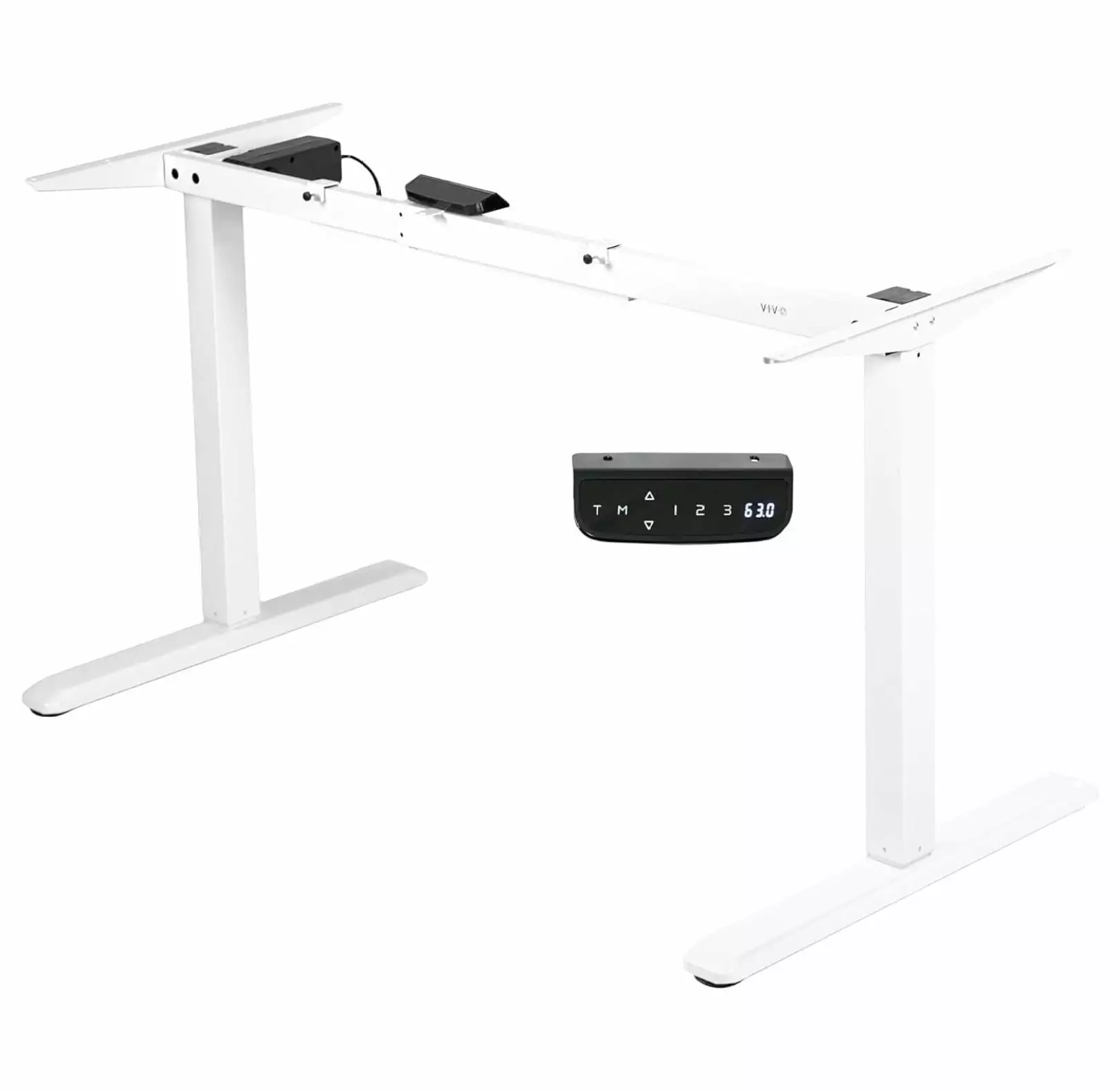 ZQRPCA Electric Stand Up Desk Frame Workstation Memory Touch Pad - Single Motor Ergonomic Base