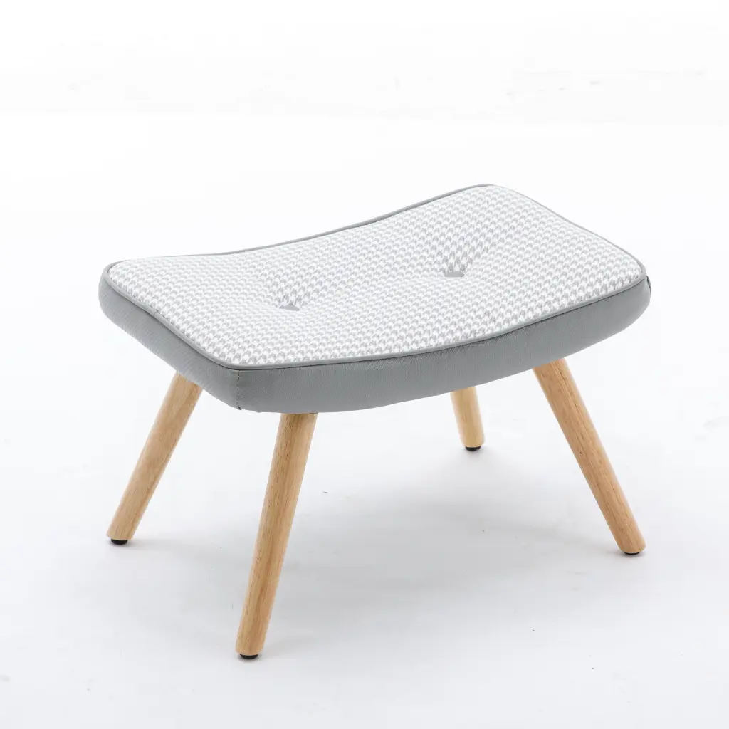 Wooden Step Ottoman Wooden Step Stool Adults Square Cushion Foot Stool rnb