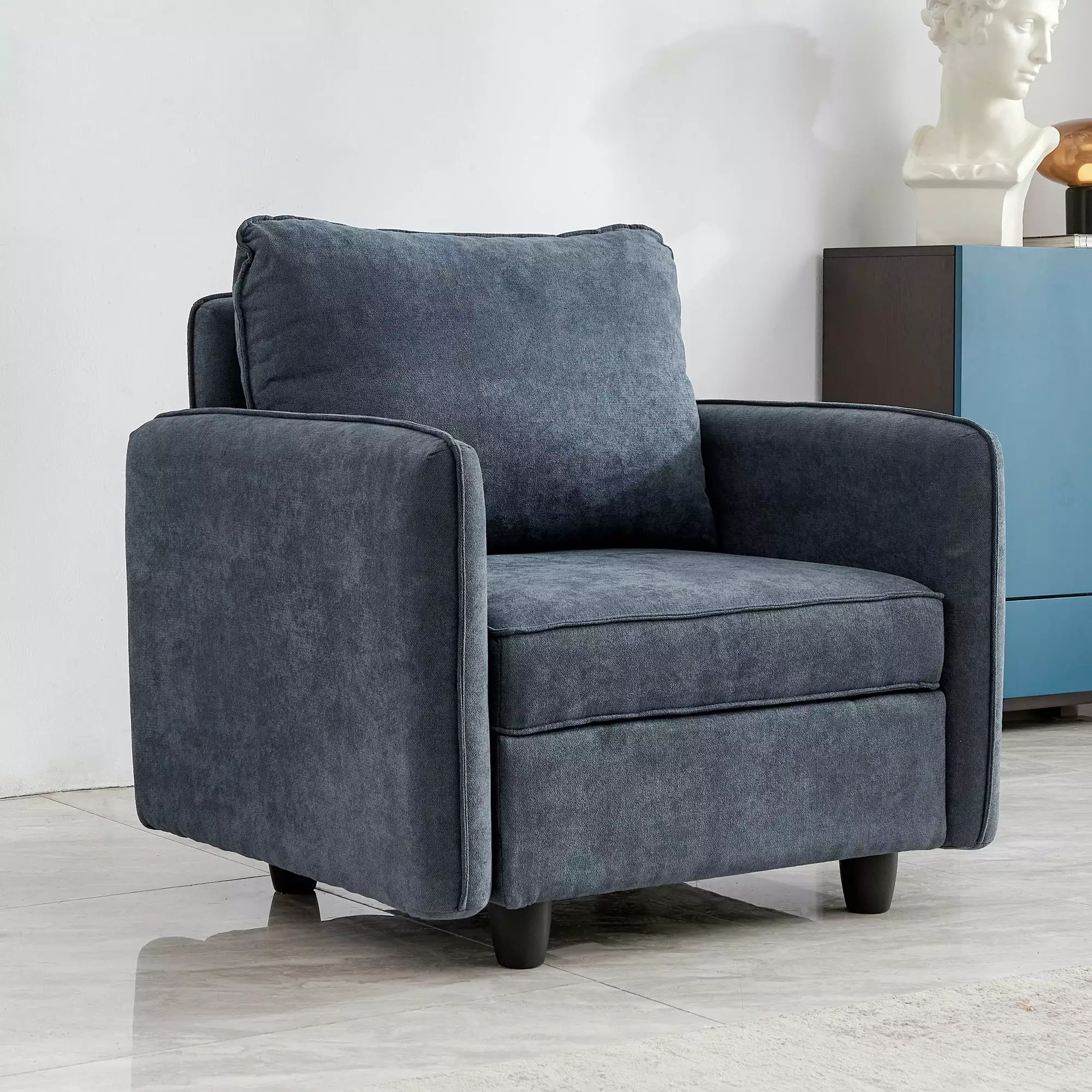Convertible Modular Sectional Sofa Storage - Space Saving Living Room Furniture LUXMOD