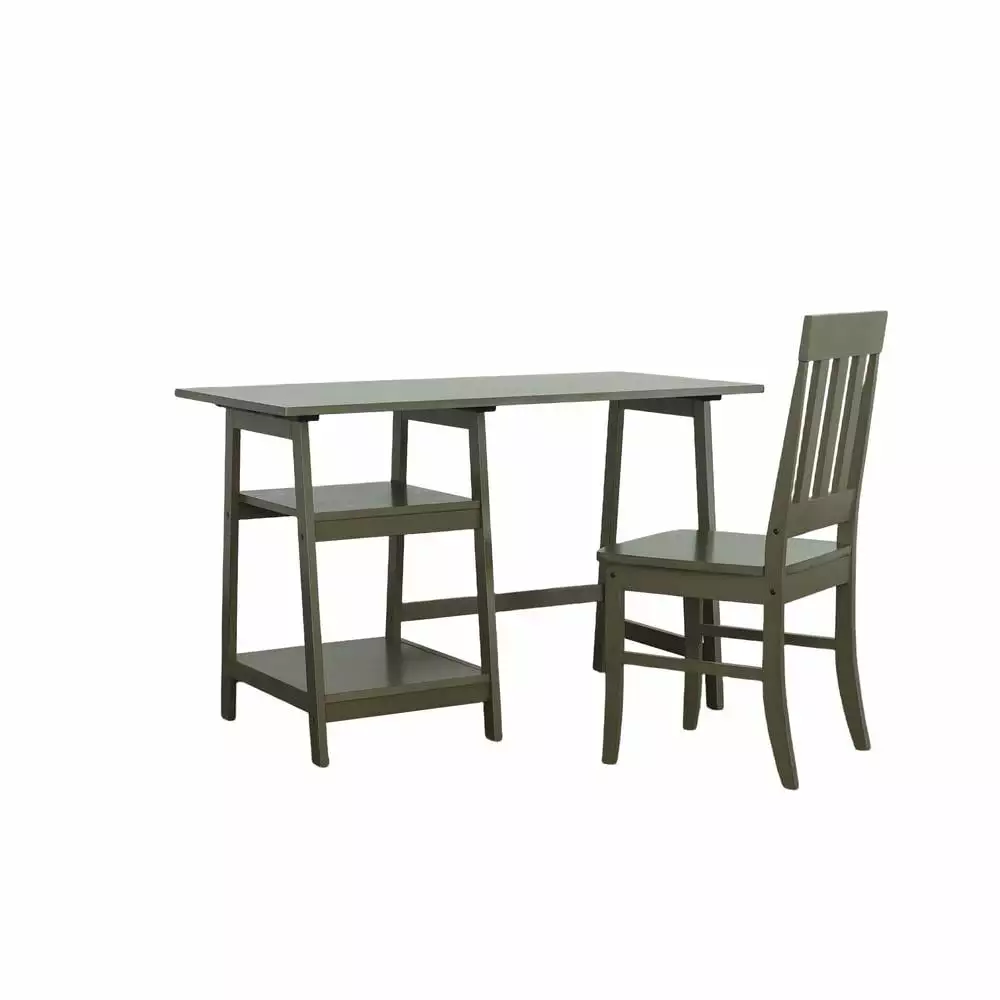 Progressive Furniture Tulane Wood Study Desk Chair Gray